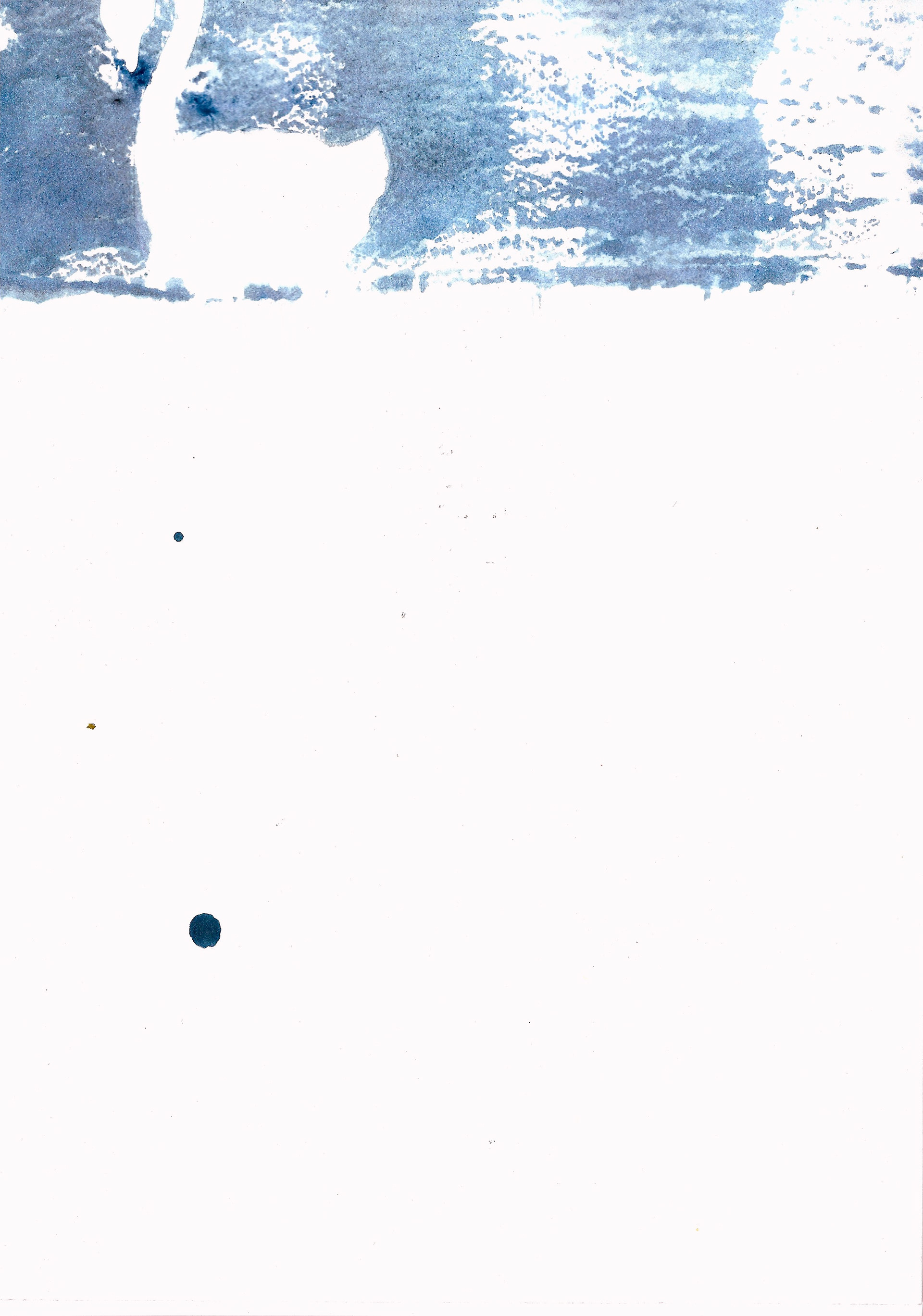 »Backlit Mica«, Aquarell, watercolor, 21 x 29,7 cm, 2019