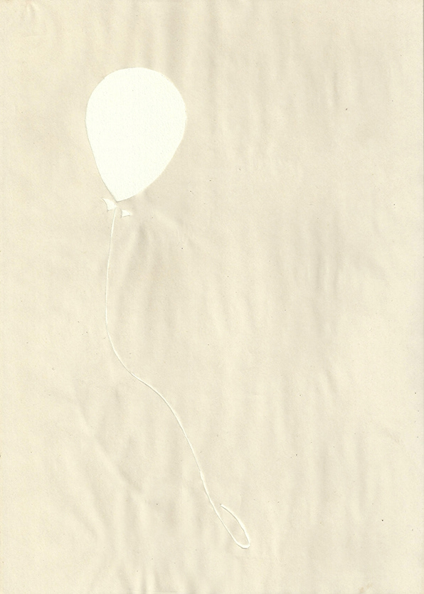»o.T., papier decoupè