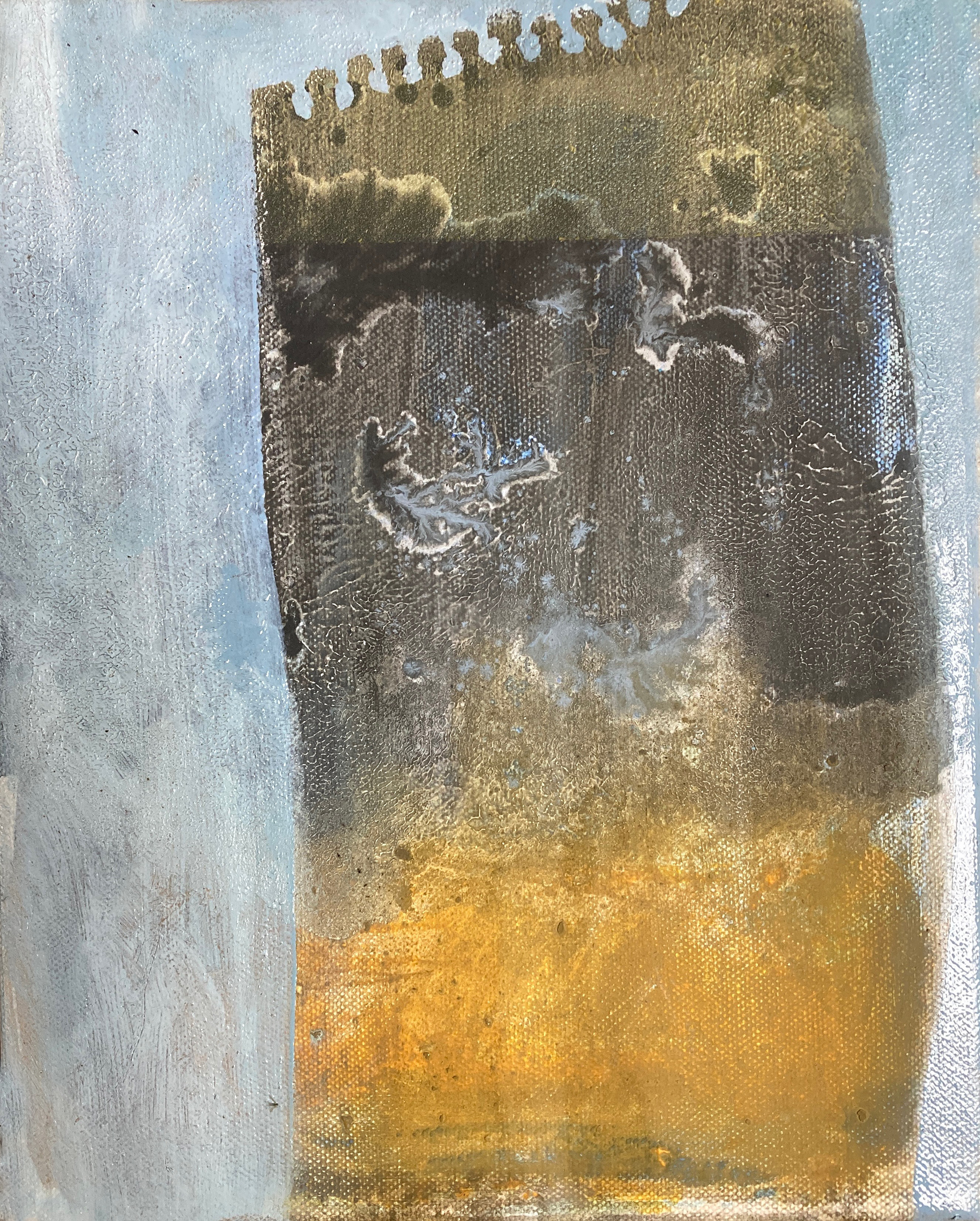 «Tanja Blixen», gouache and oil on canvas, 30x24 cm, 2025