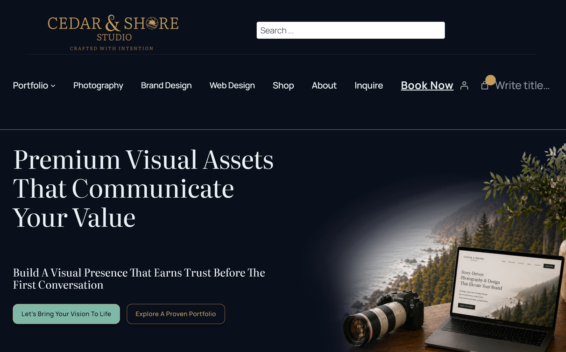Homepage Hero Design