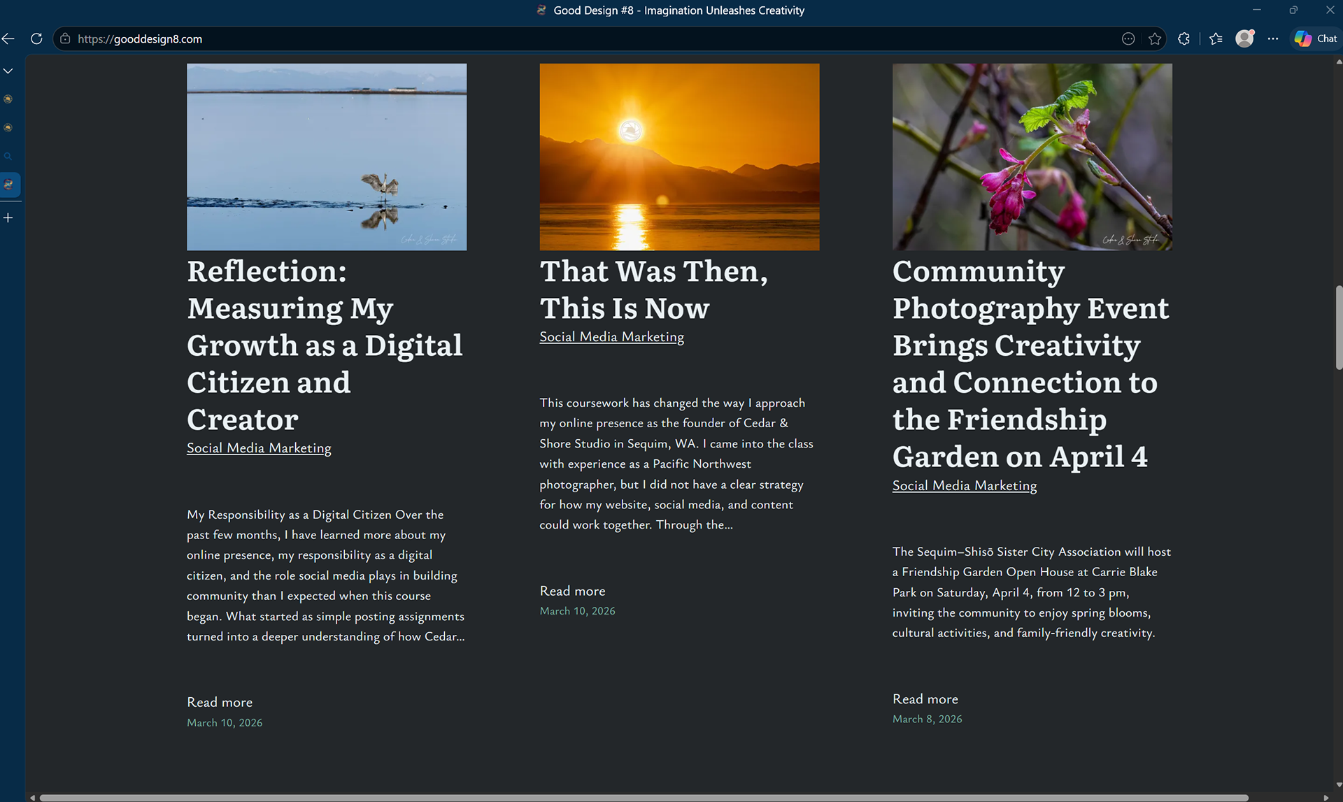 Blog Index Layout