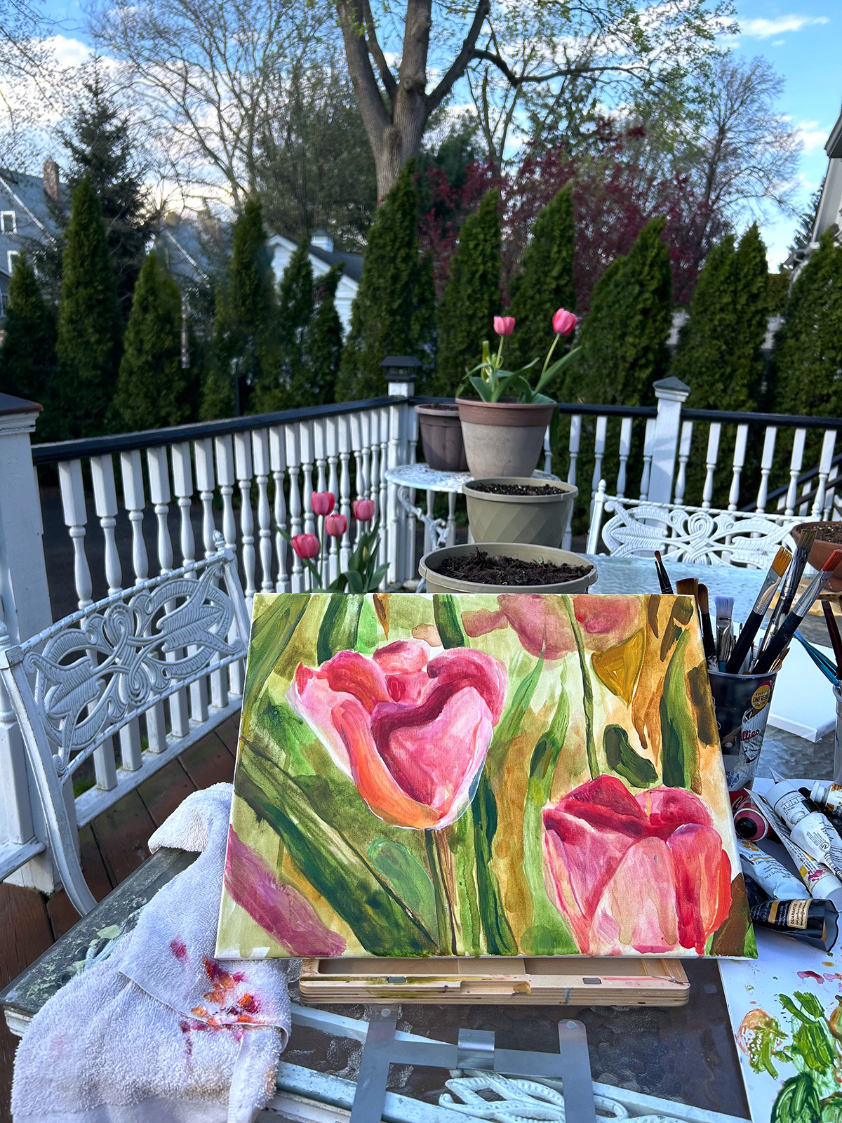 Acrylic on Canvas, 11 X 16 Inches