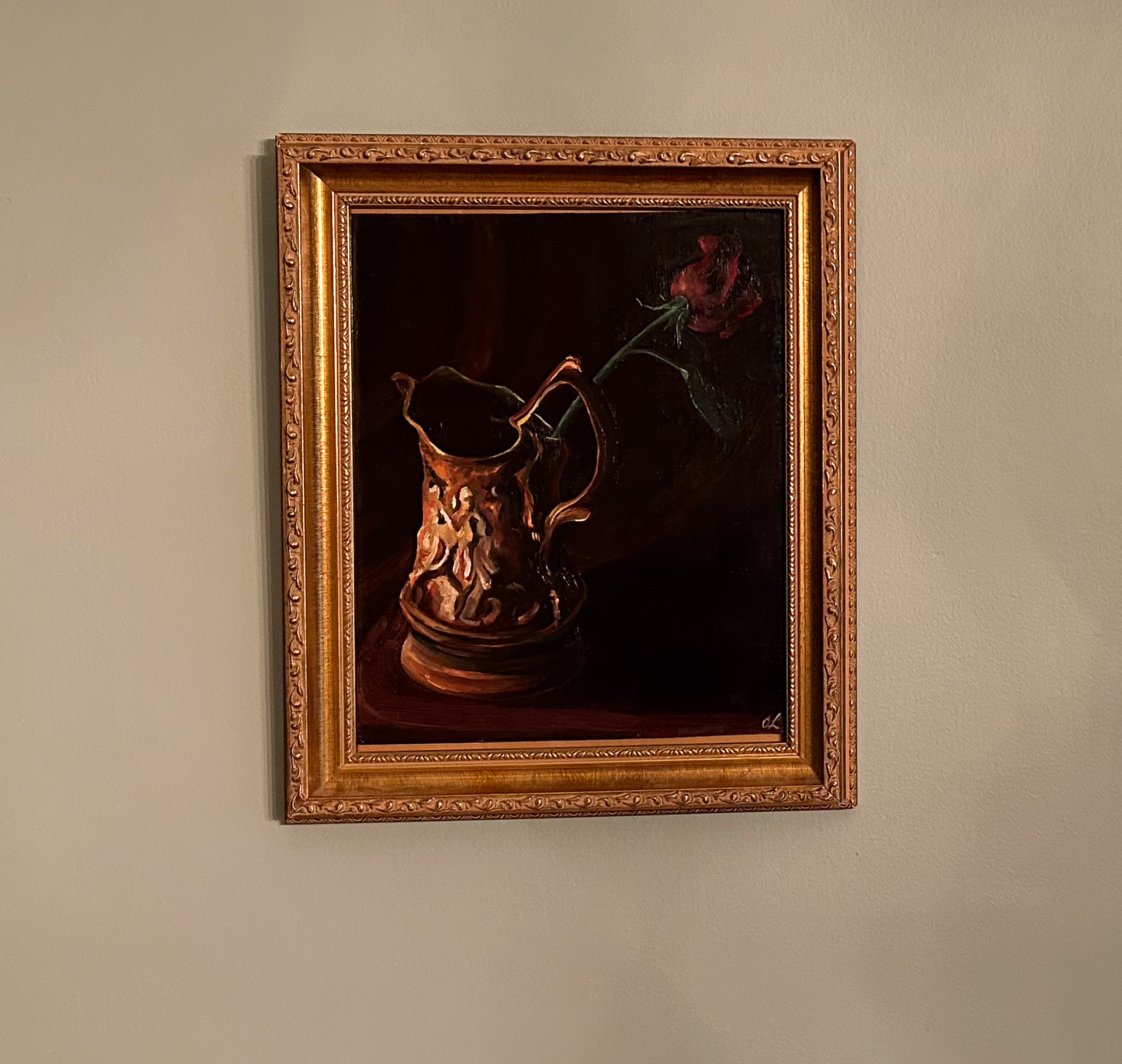 Oil on Wood, 11 X 9 Inches