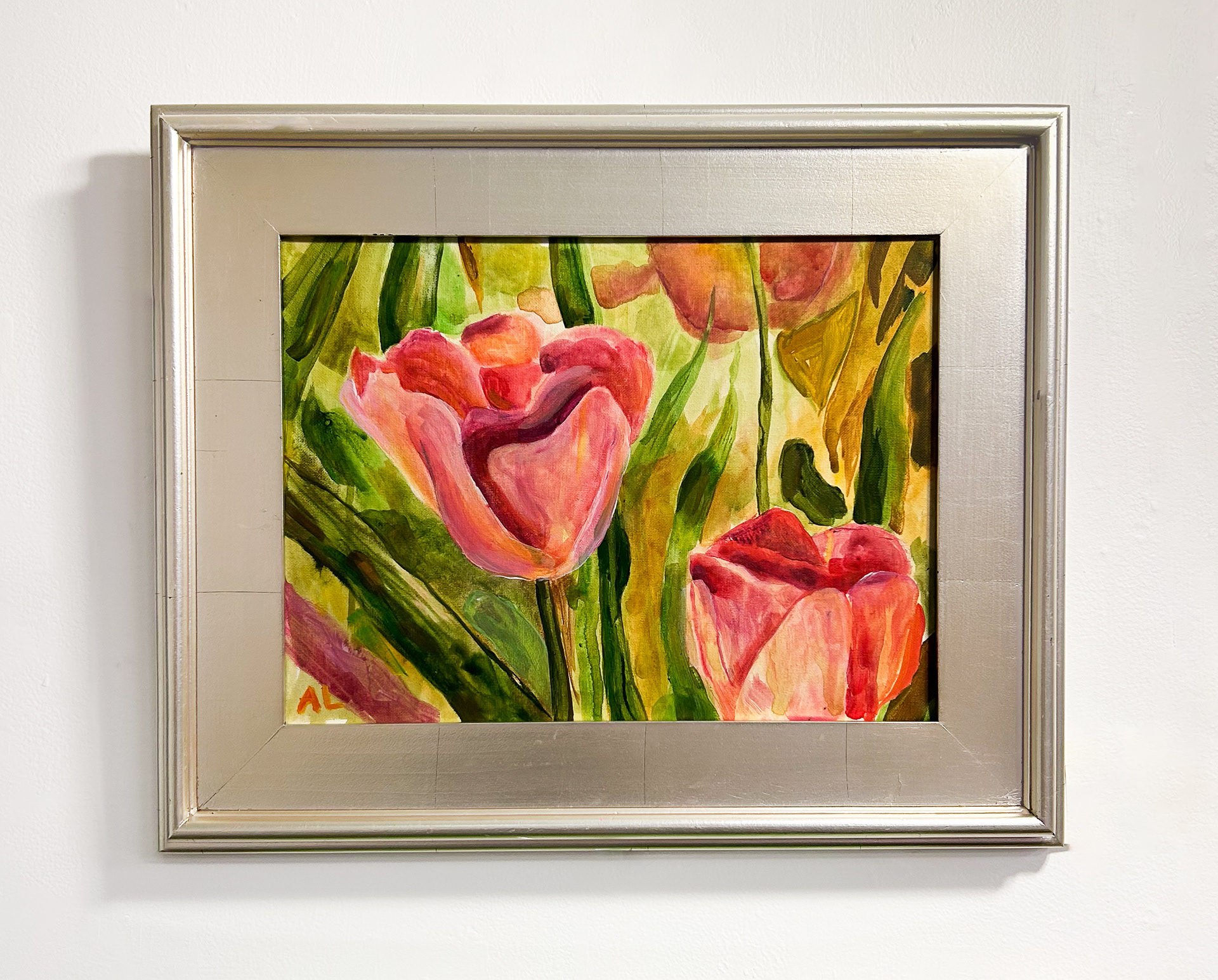 Acrylic on Canvas, 18 X 22 Inches (with frame), $100
