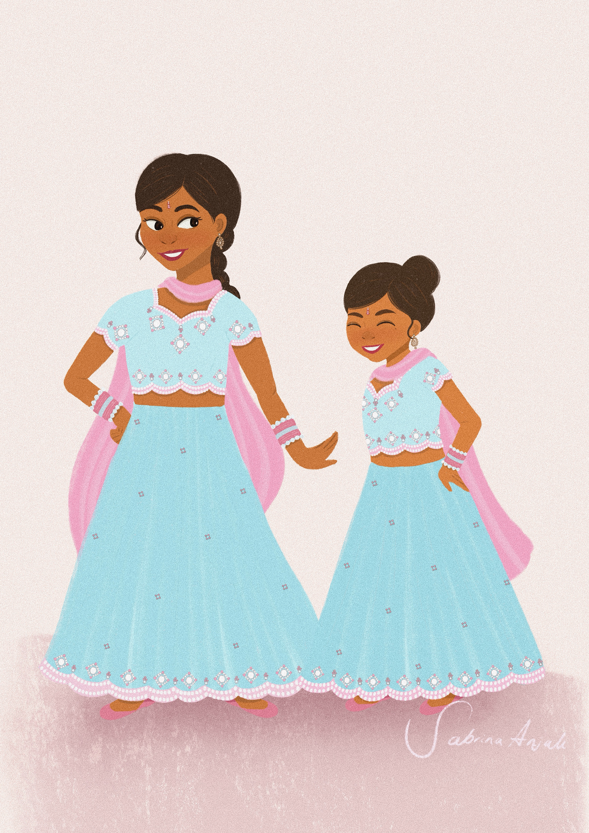 Sisters new lengas illustrations