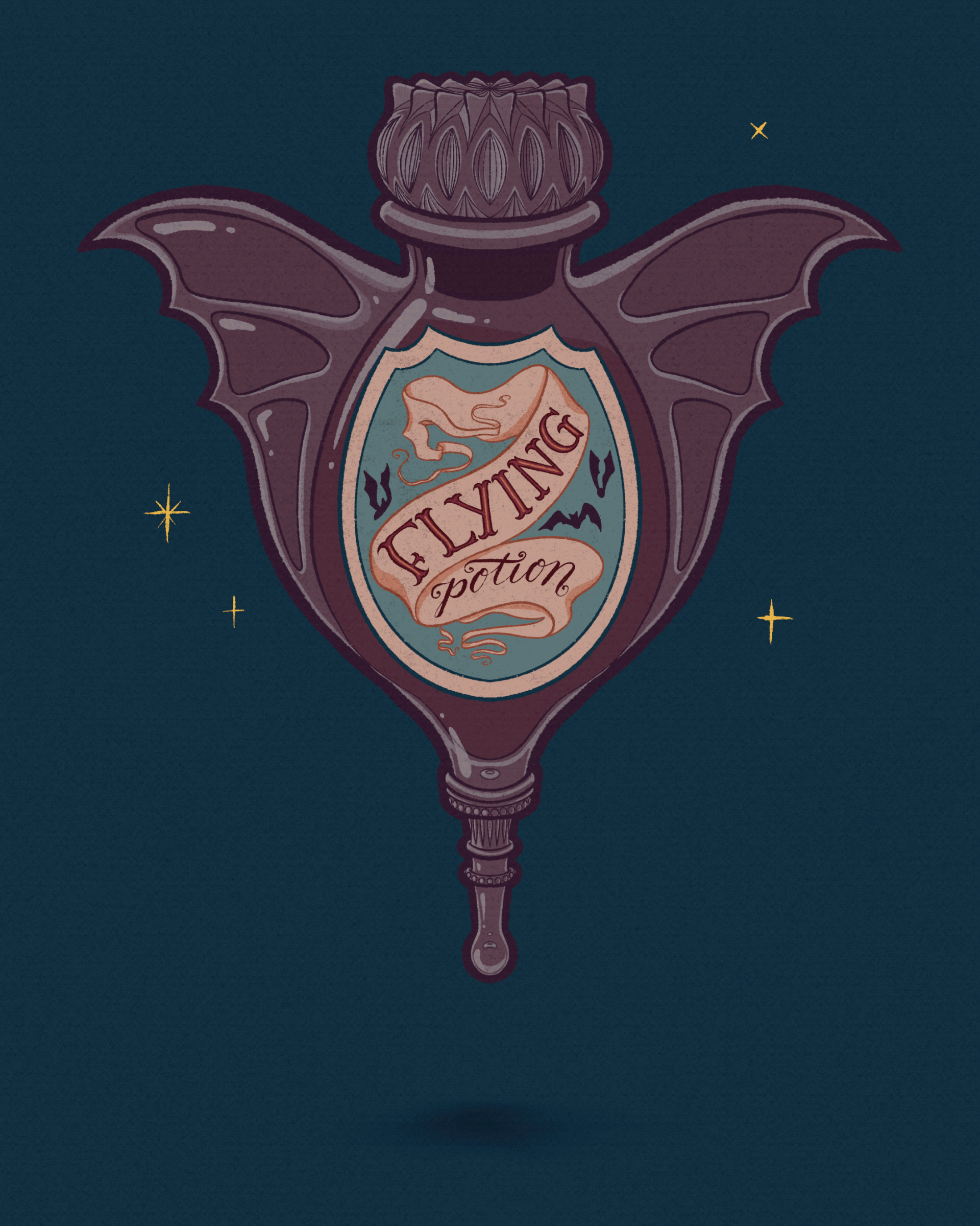 Bottle of Flying Potion (animated)