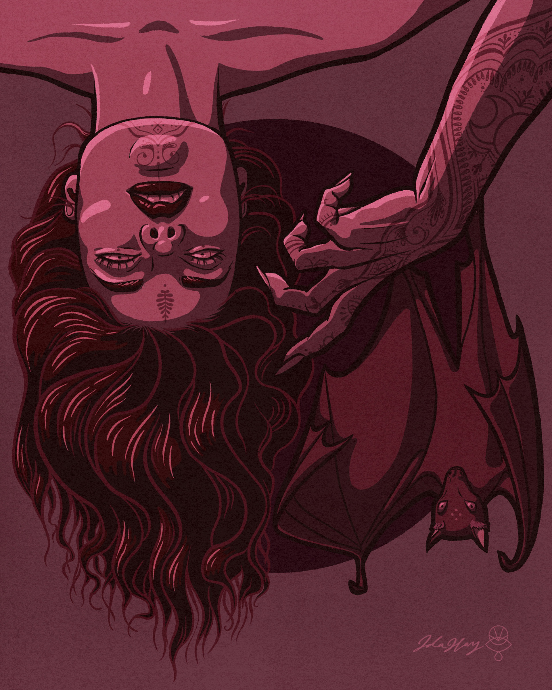 Witch & Bat Familiar