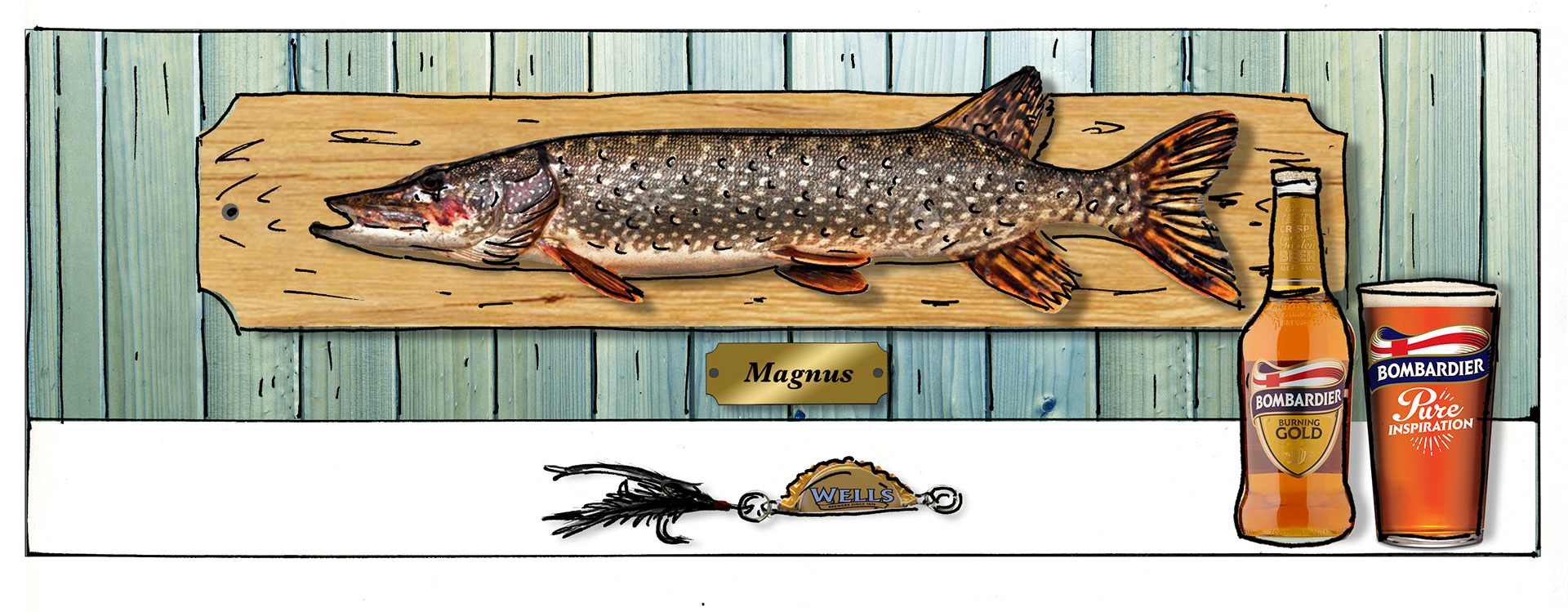 Stuffed fish POS