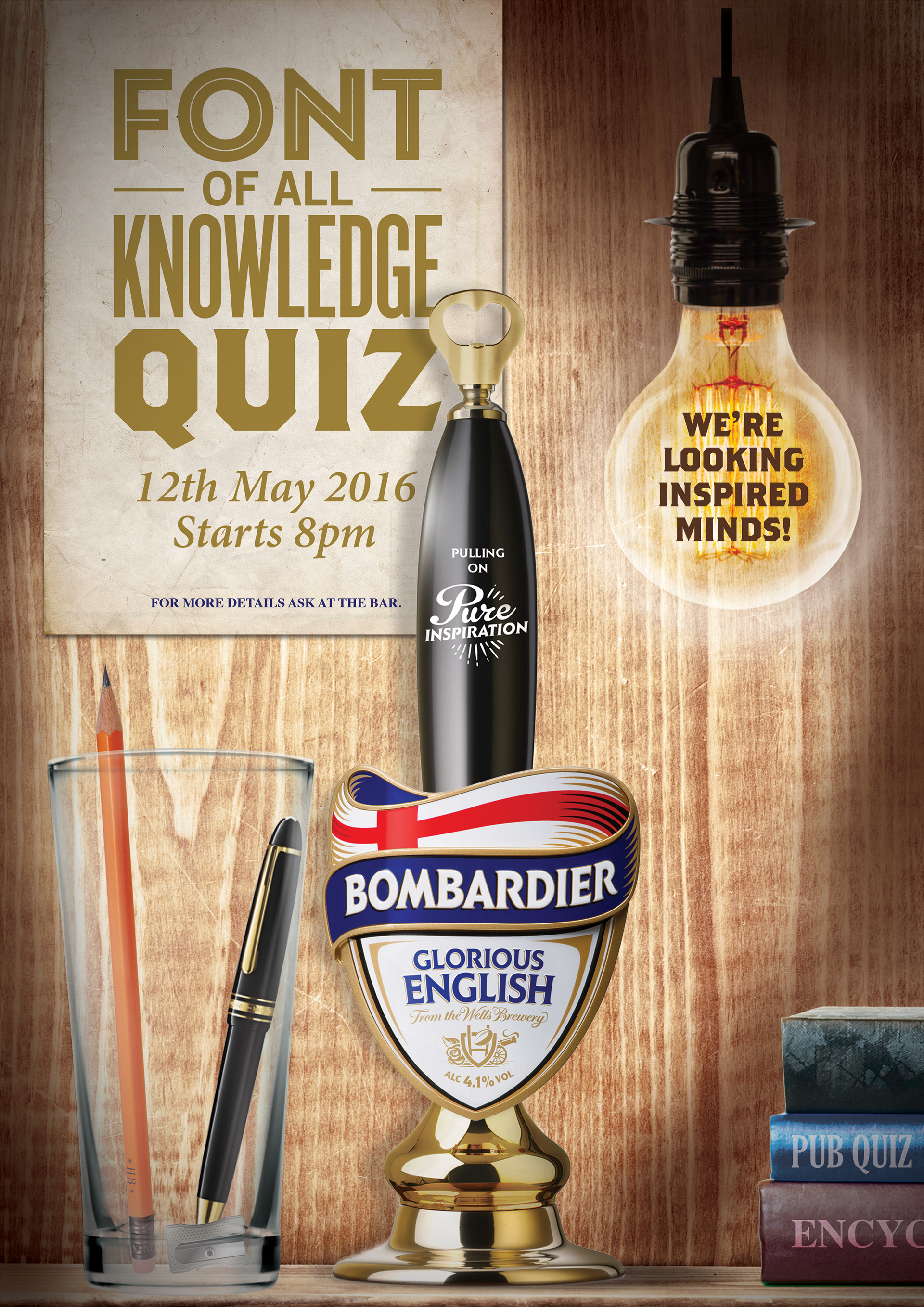 Invention themed pub quiz series