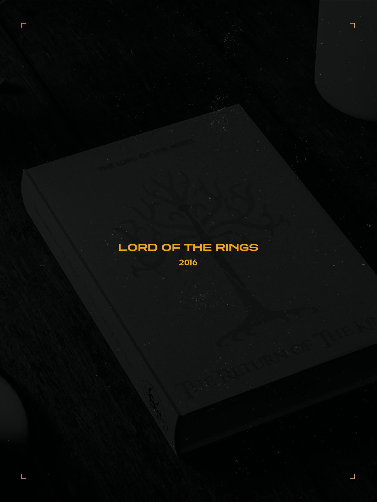 Scotttbth // multimedia designer - Lord of The Rings - Book Cover Design