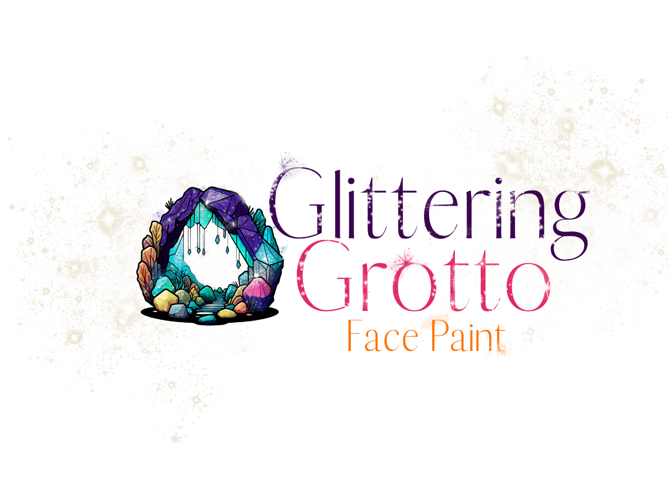 Glittering Grotto Face Paint