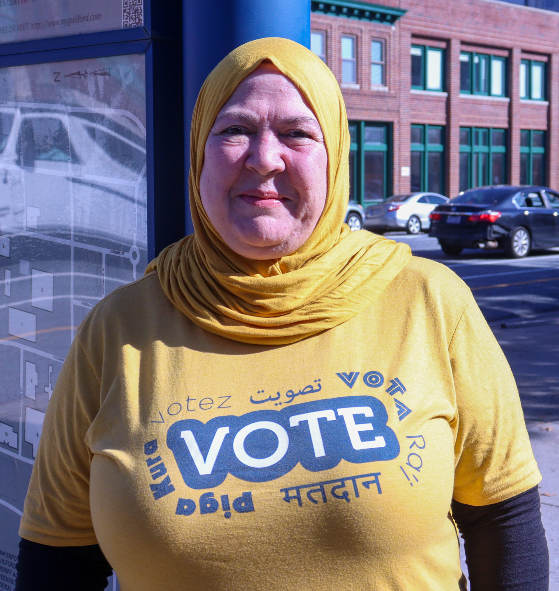 Doha, "As a new citizen, it's my right and also my responsibility to vote because my voice matters."