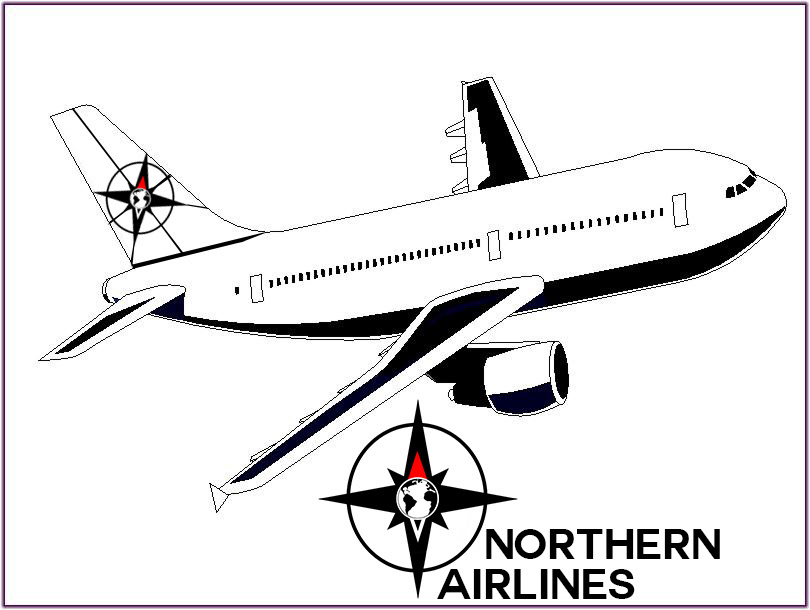 Azure Flowers Airline Logo