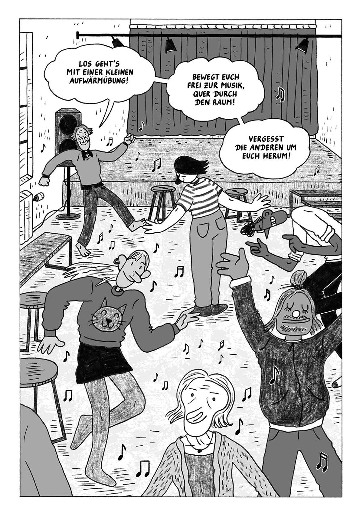 PAGE FROM GRAPHIC NOVEL "PLANET ELMAR" (2026)