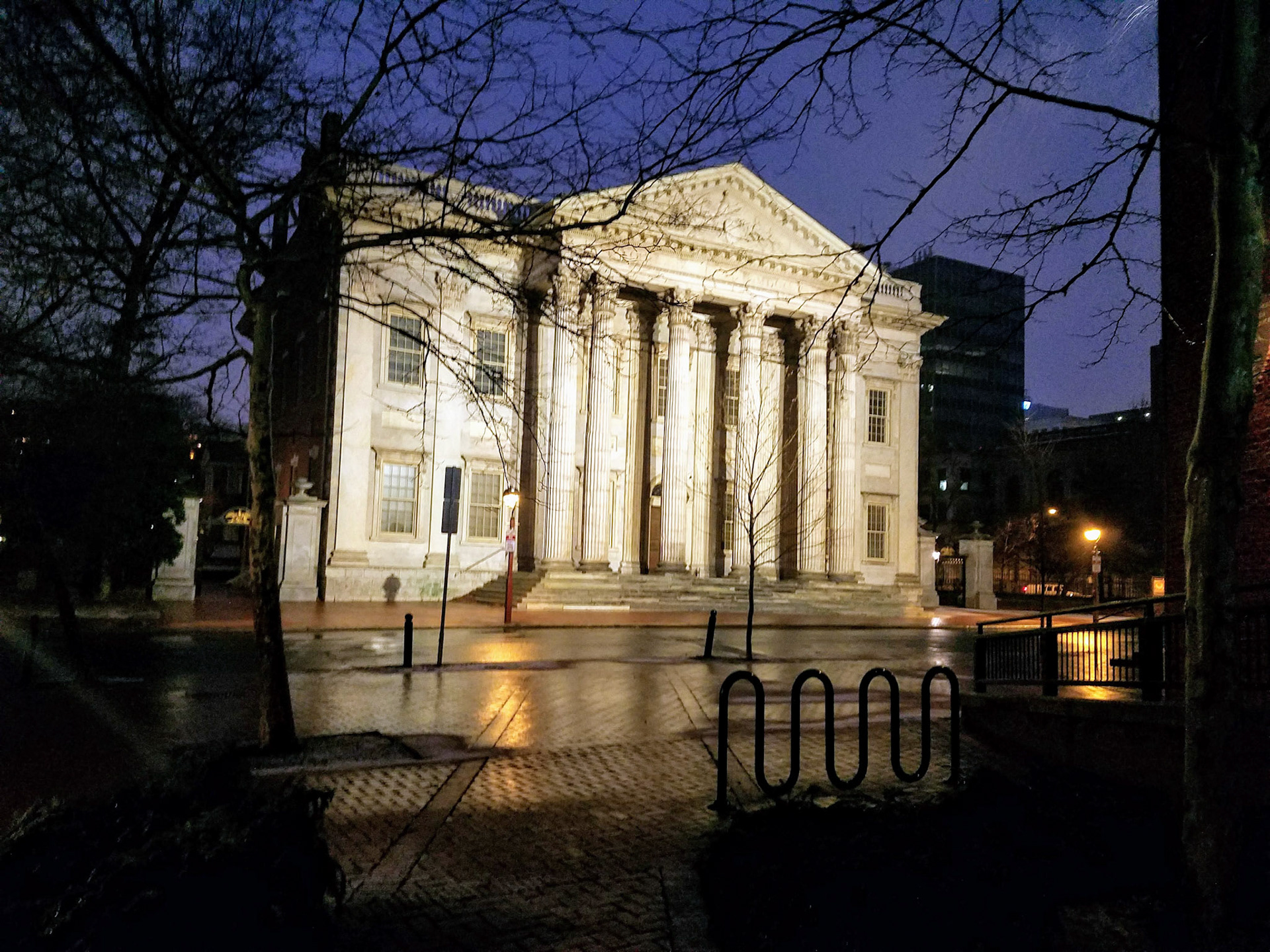 First Bank - Night view