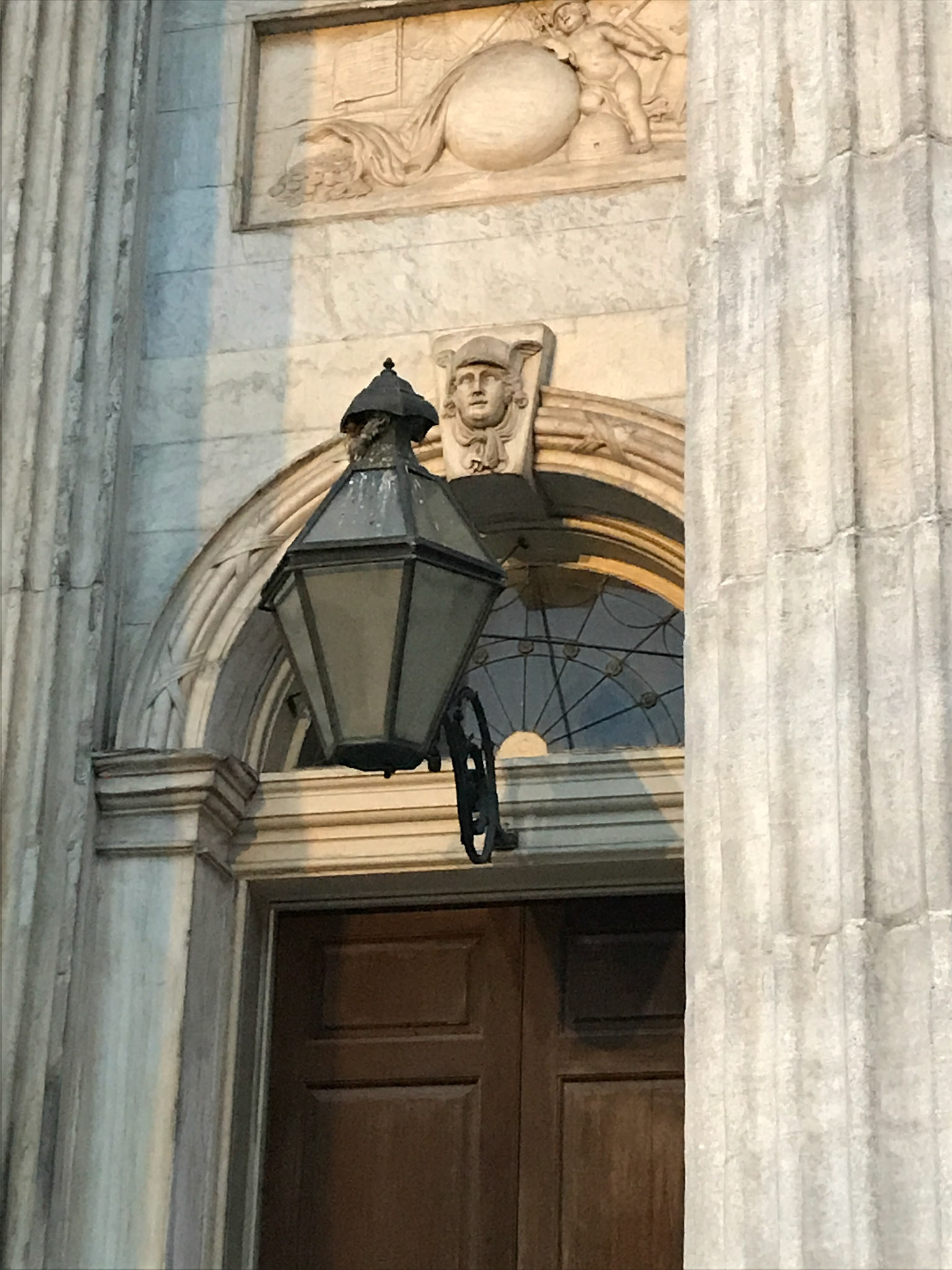 First Bank - detail of front door