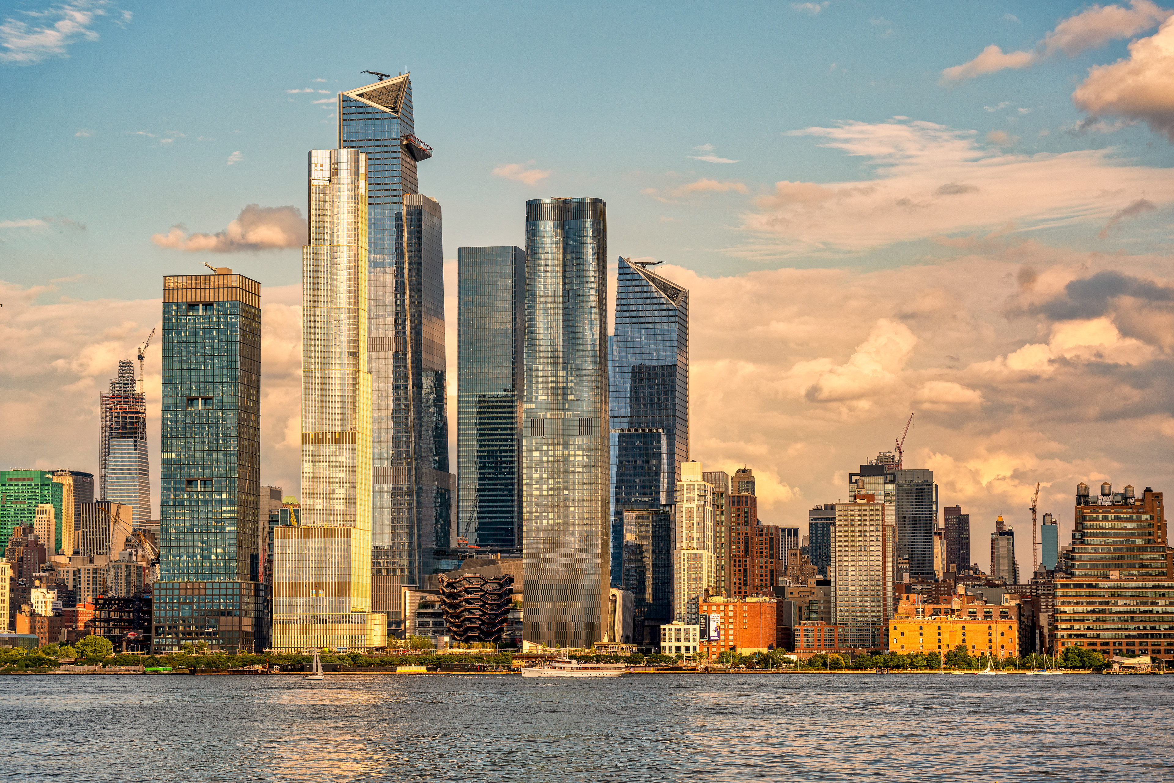 New York City view from Jersey City.