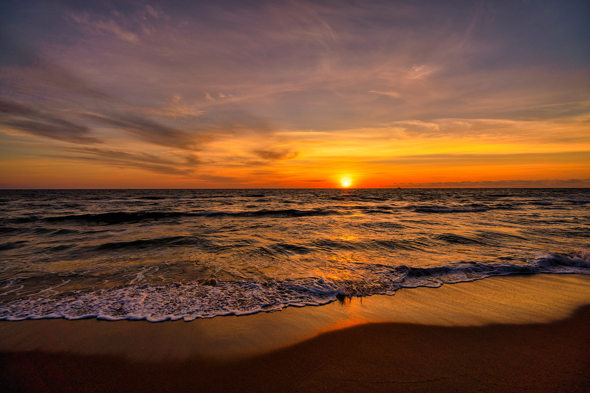 The first sunrise of 2020.