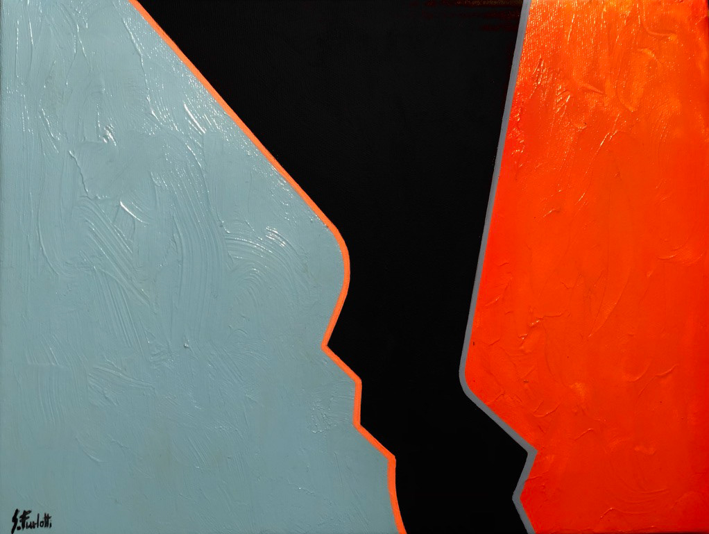 "Complementarietà I 2022, acrilico su tela, 30x40, DISPONIBILE (per info scrivere a questo indirizzo: sebastianofurlotti@gmail.com )