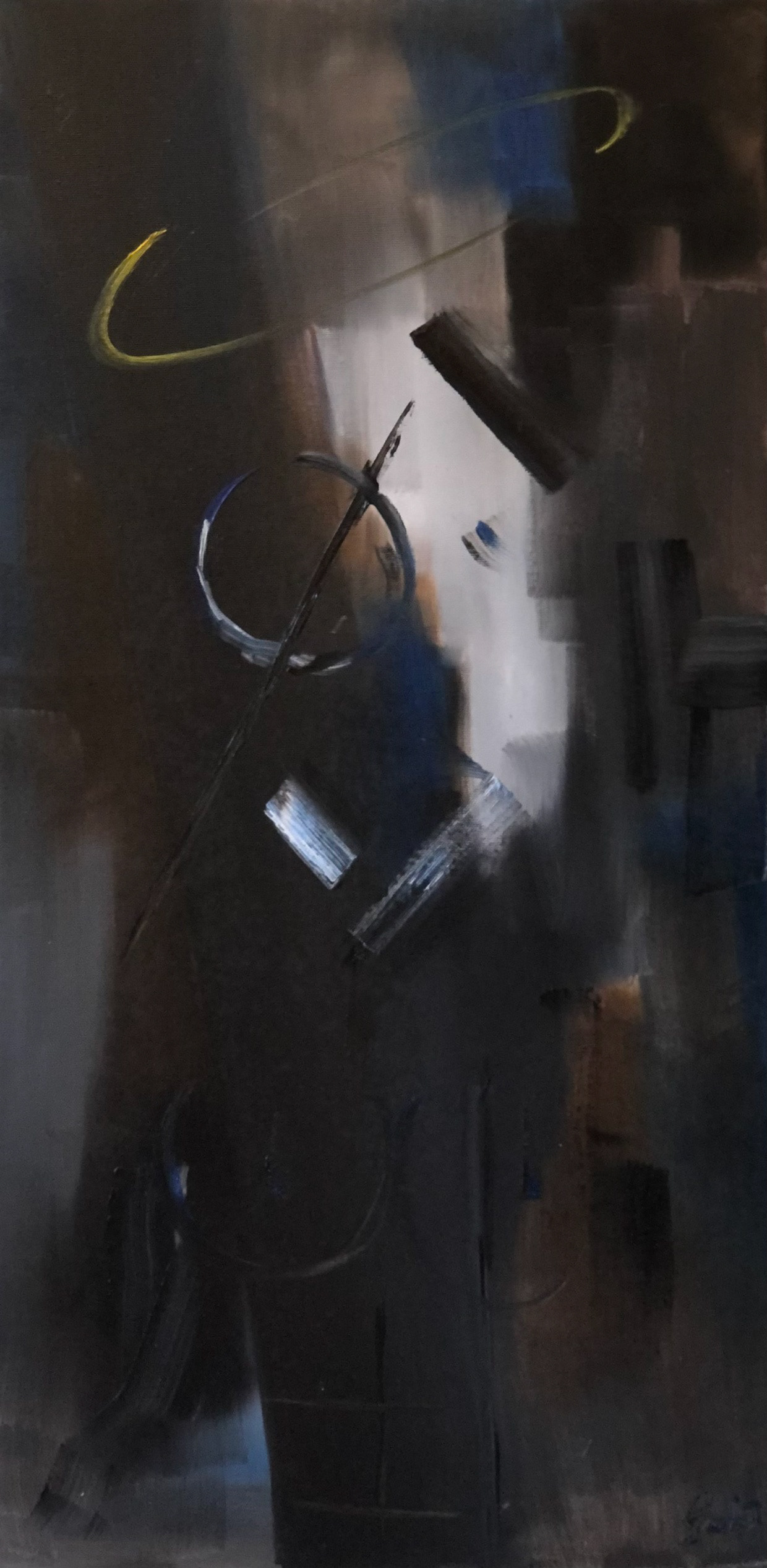 Figlio di puttana su tela, 70x40