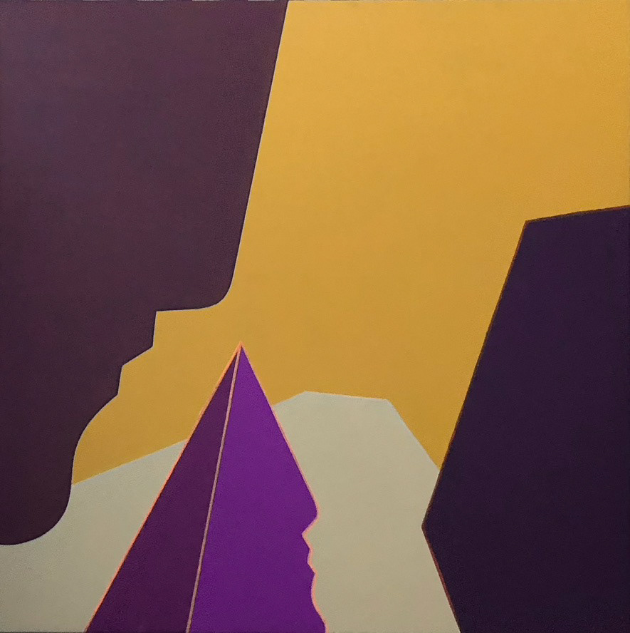 "Vista sul futuro", 2022, acrilico su tela, 60x60, DISPONIBILE (per info scrivere a questo indirizzo: sebastianofurlotti@gmail.com )