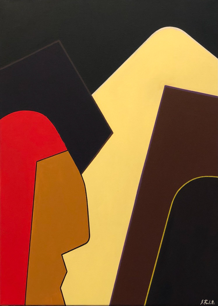 DANTE, INFERNO I, 2022, acrilico su tela, 70x50, DISPONIBILE (per info scrivere a questo indirizzo: sebastianofurlotti@gmail.com )