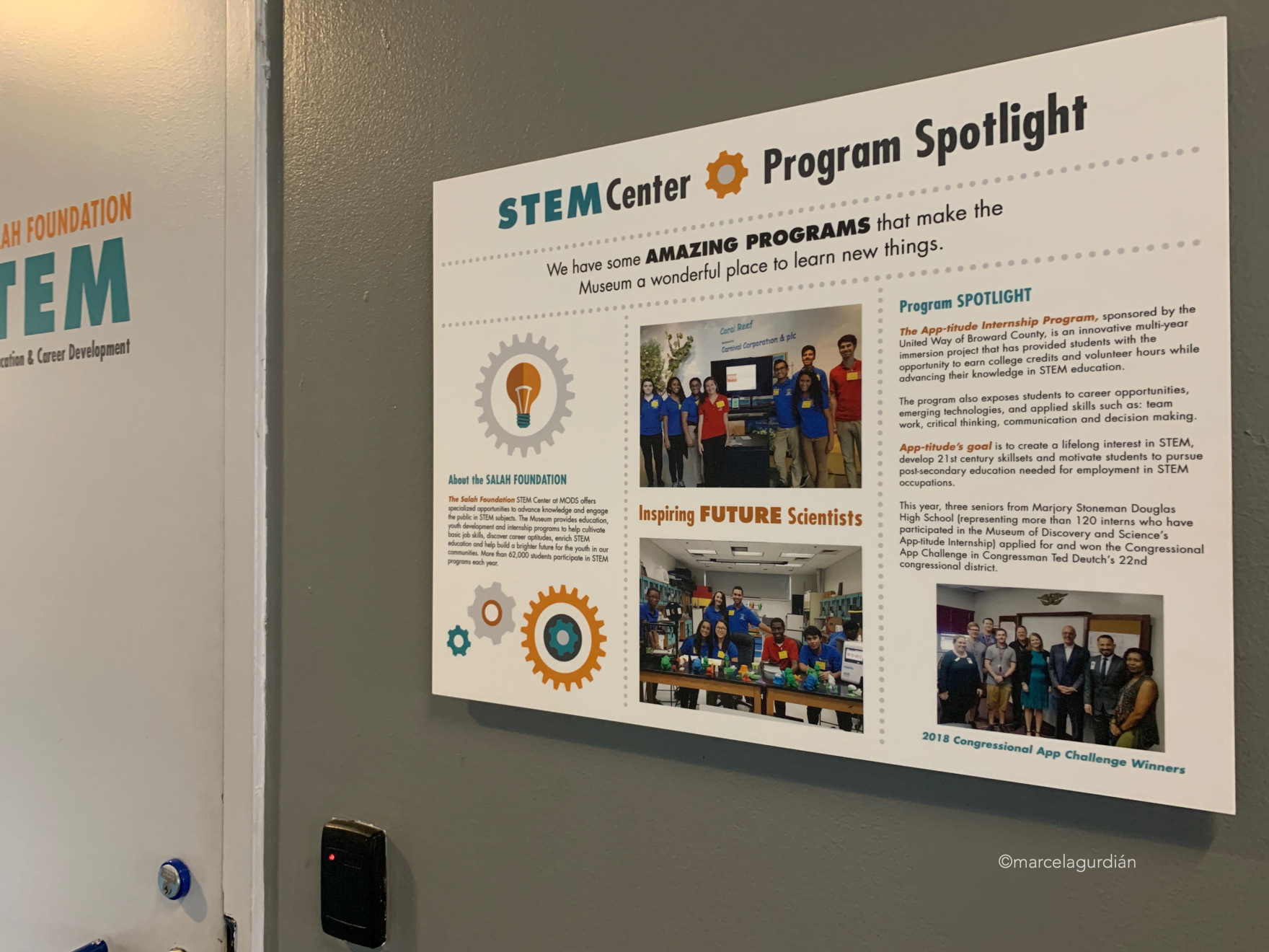 STEM Center Signage