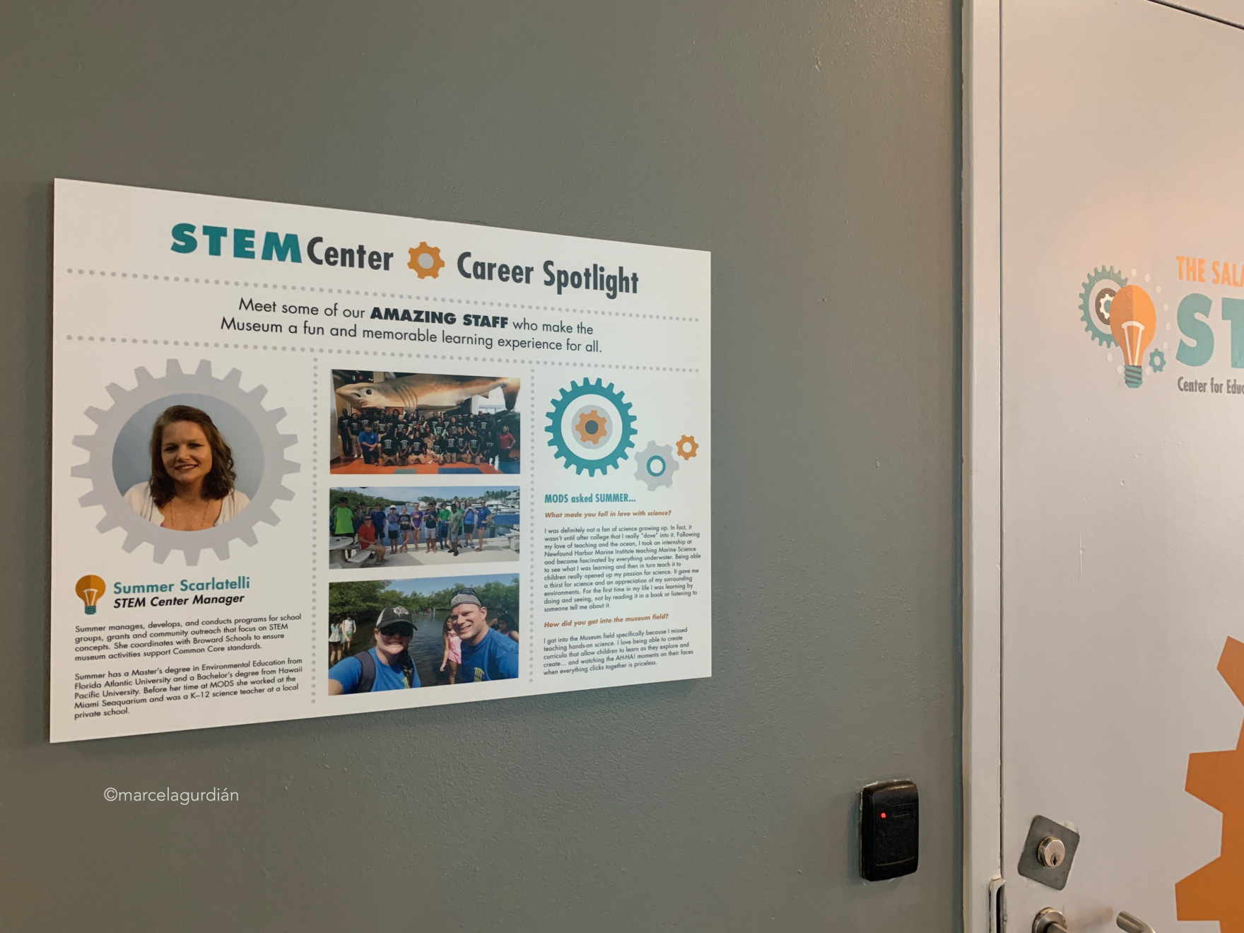 STEM Center Signage