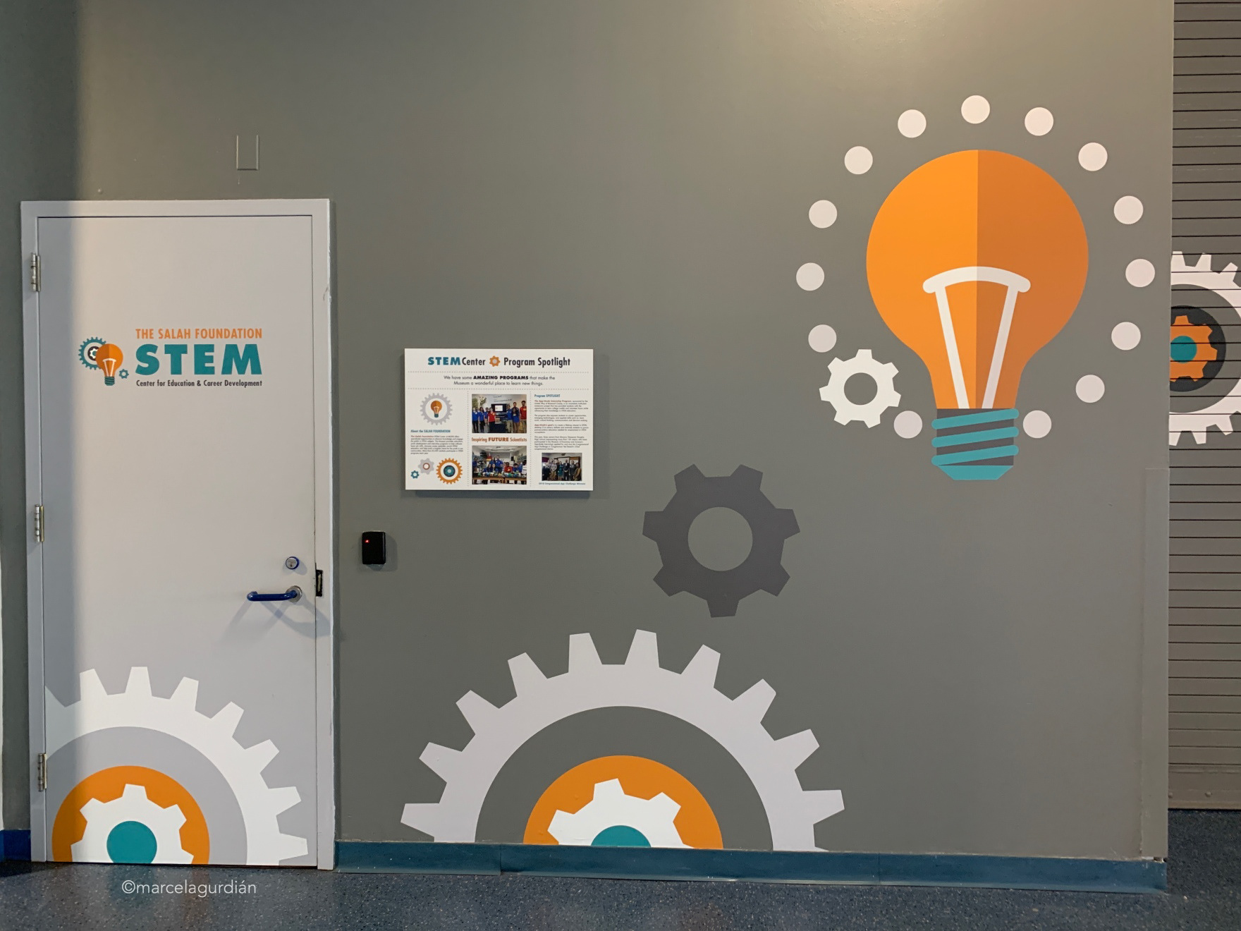 Vinyl Wall MuralSTEM Center Vinyl Wall Mural