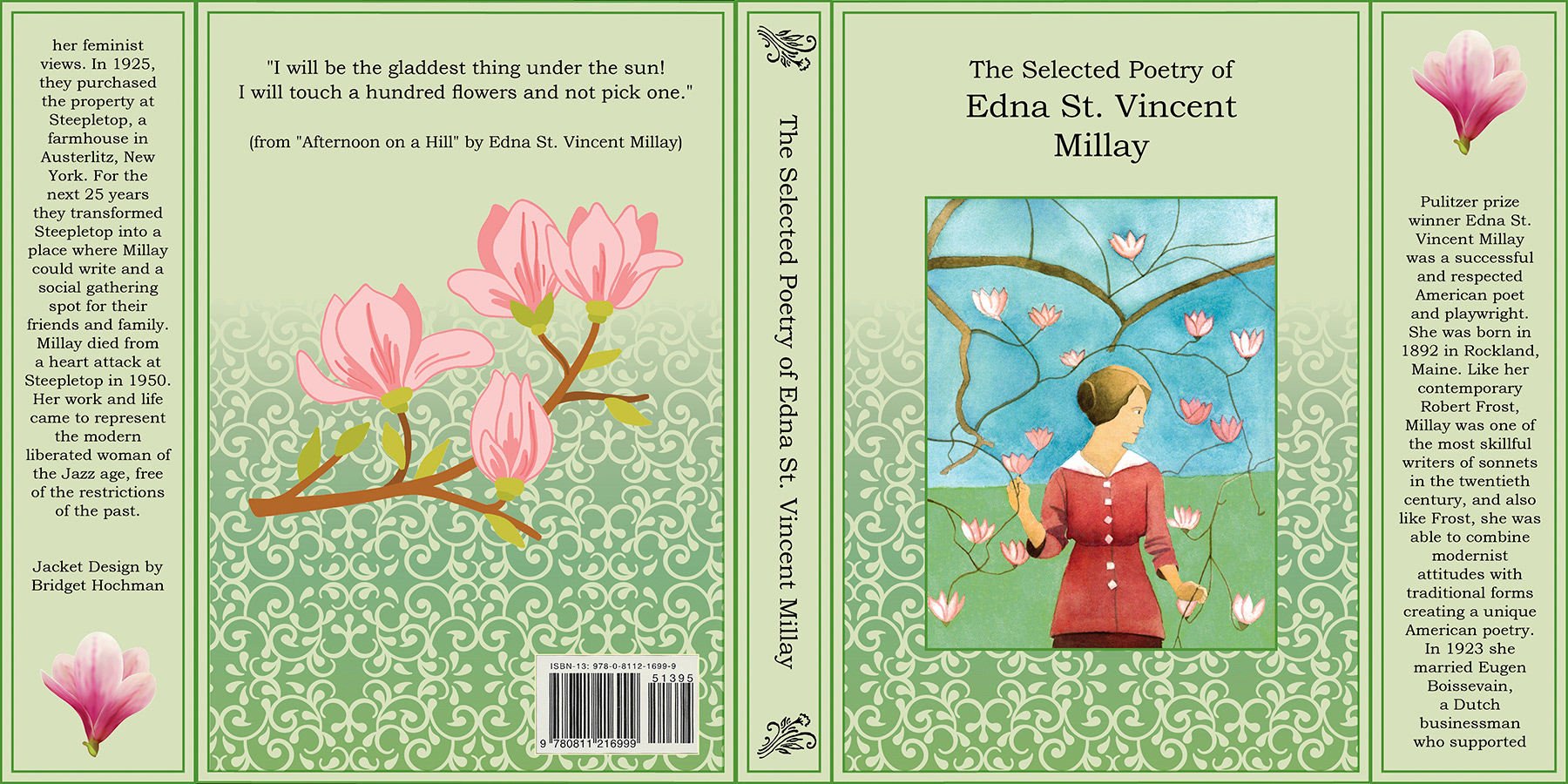 Book Jacket design with illustrations