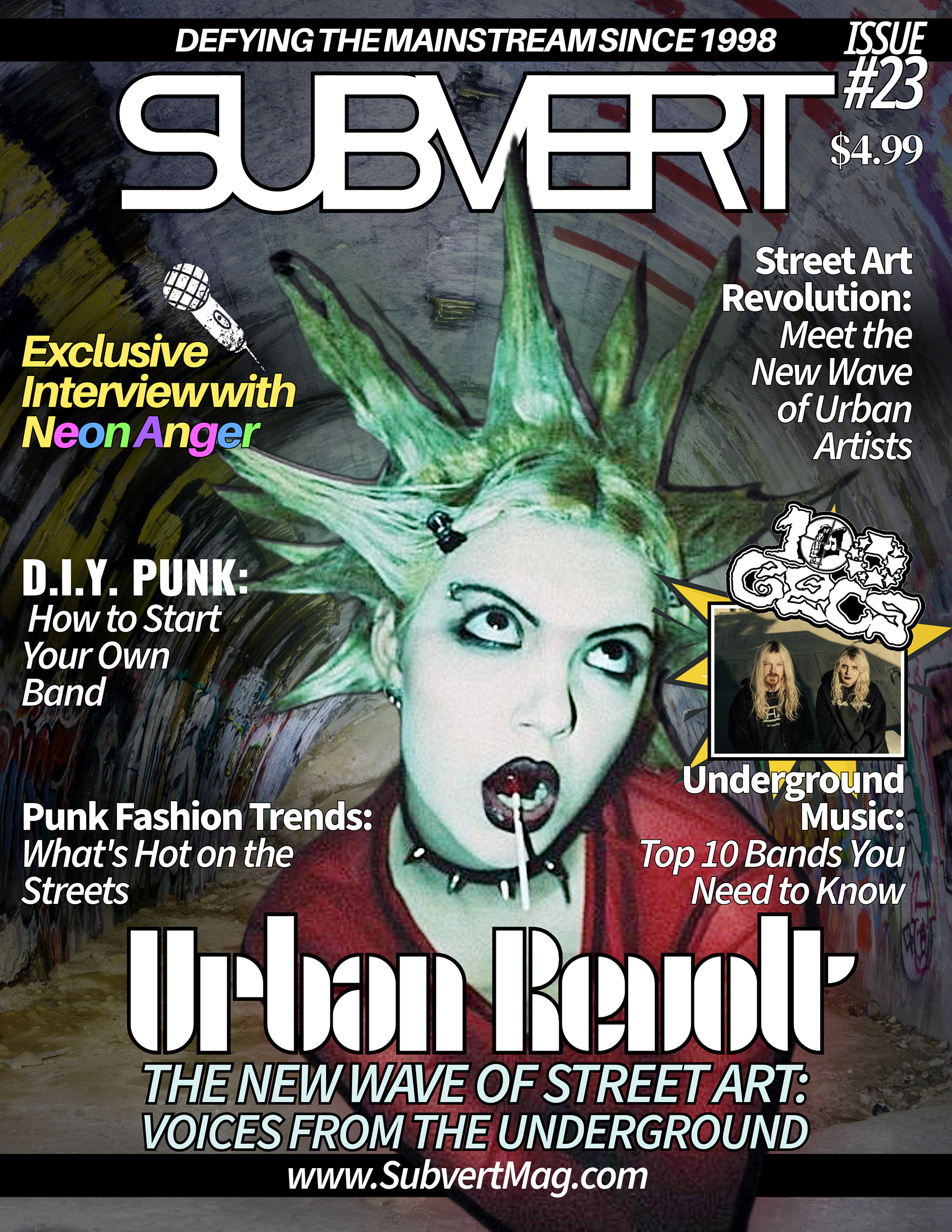 Subvert Magazine Front Cover - 2024