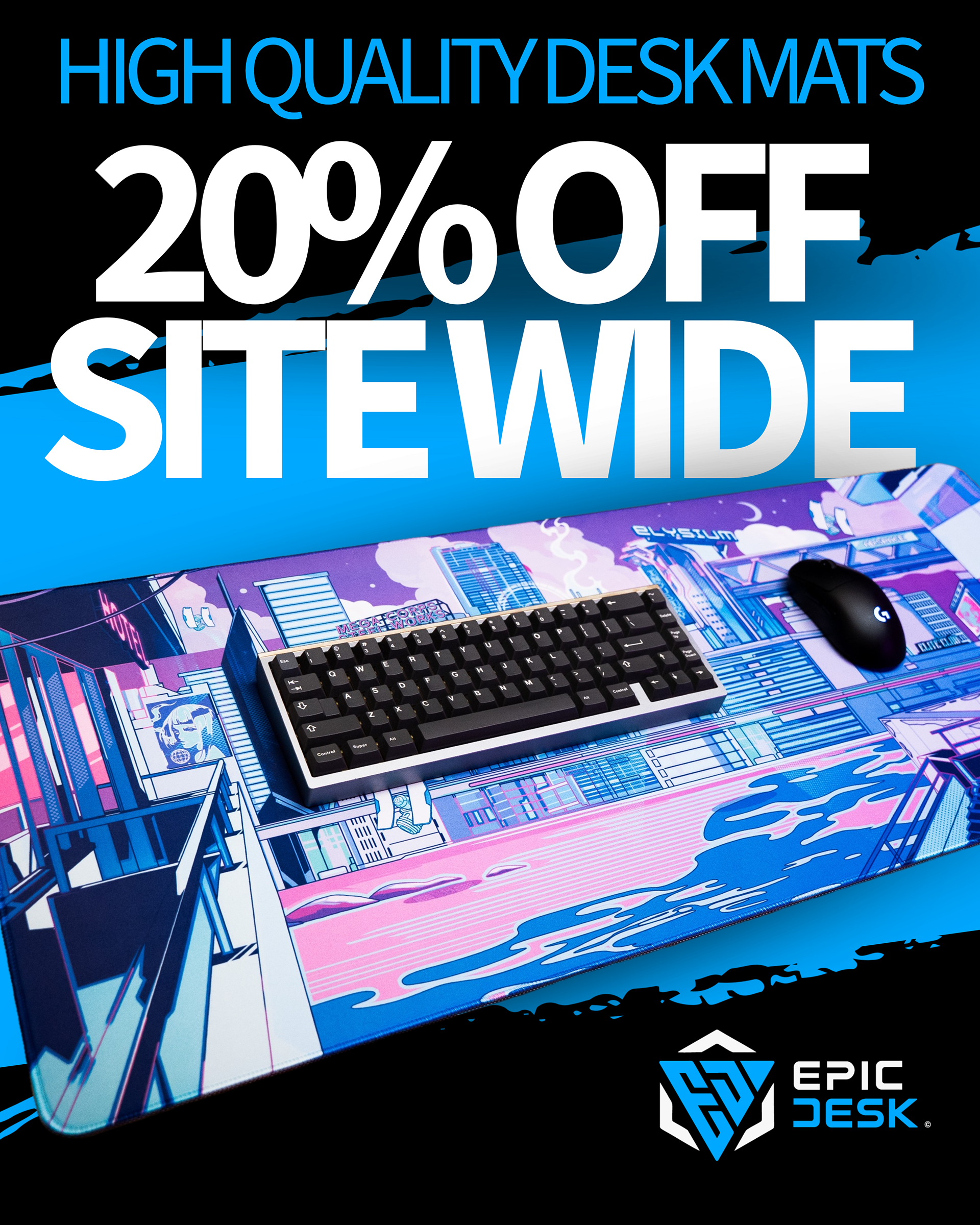 Epic Desk - Meta Ad - Cyberpunk - 2025