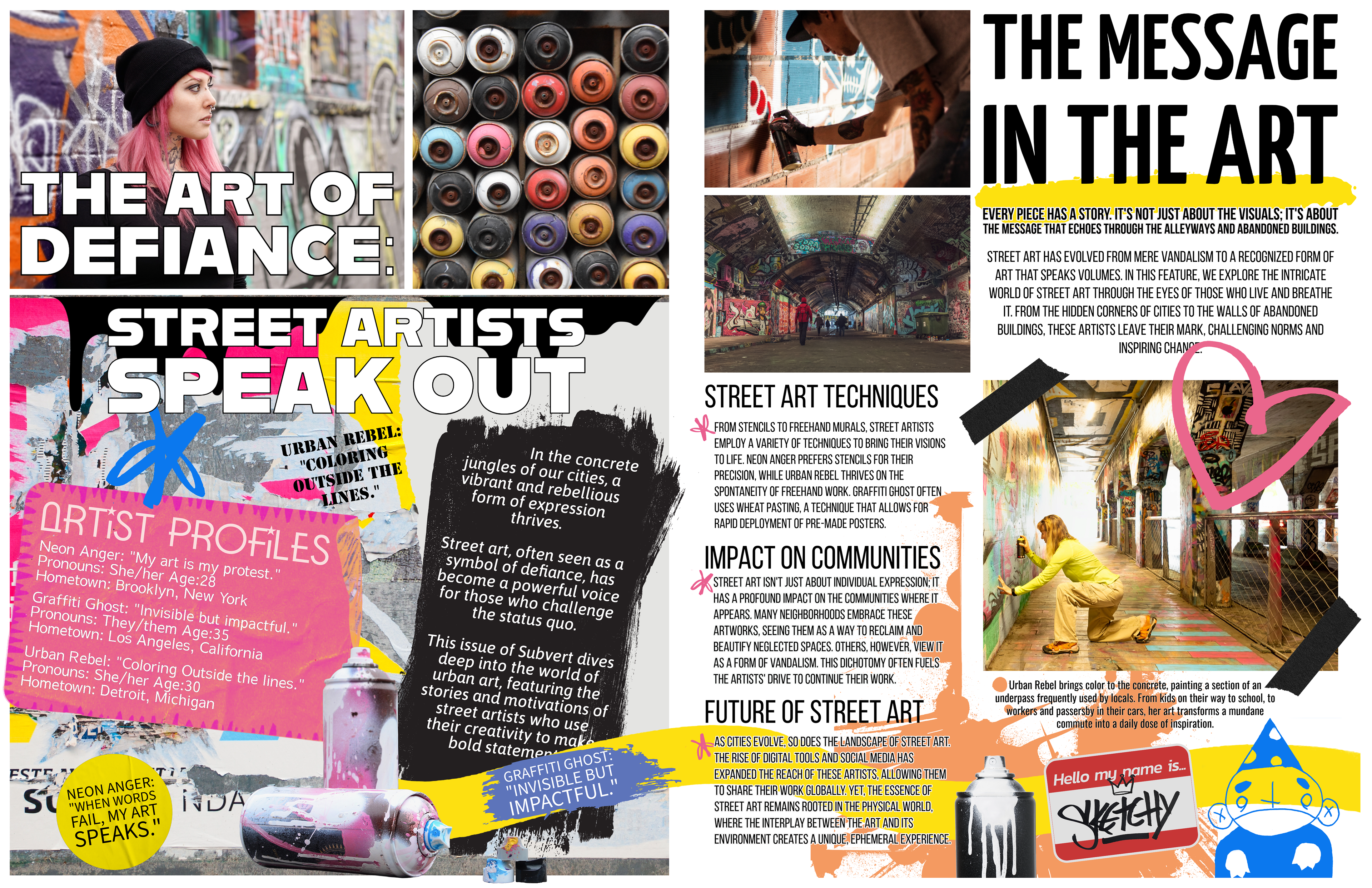 Subvert Magazine Center Fold - 2024