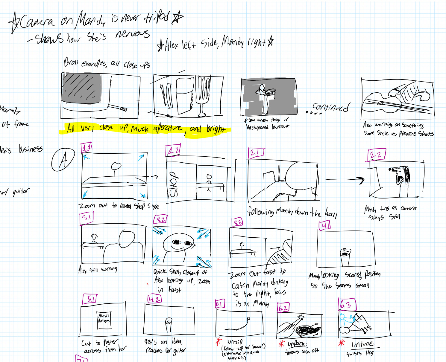 Storyboard of Attuned To You