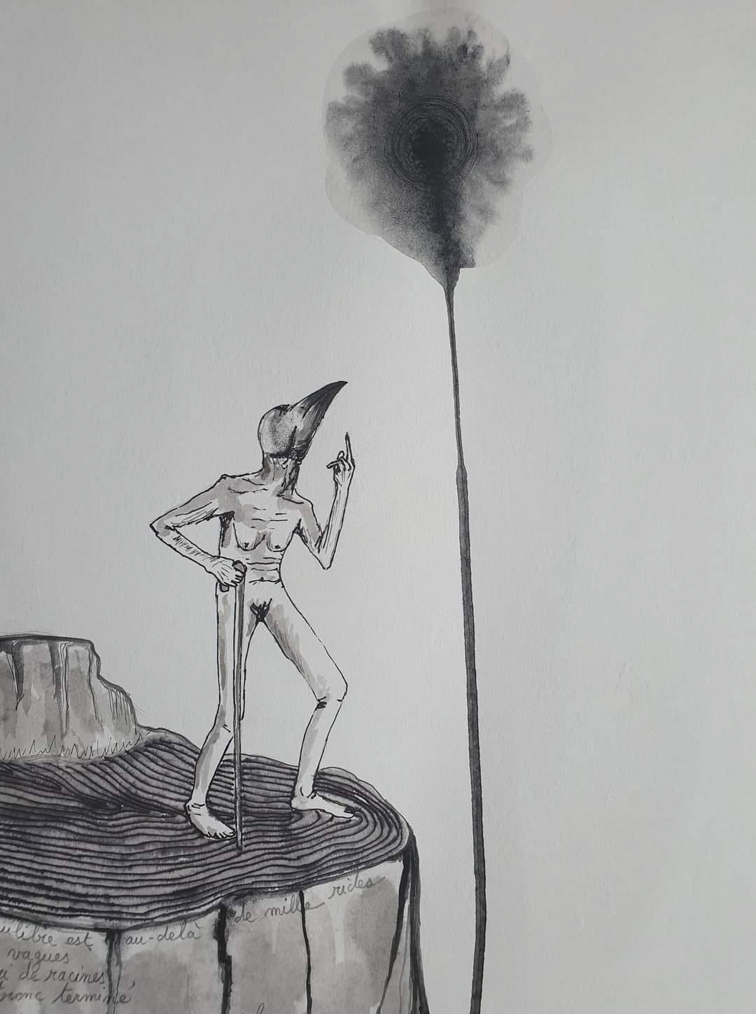 Encre de chine sur papier Mai 2020