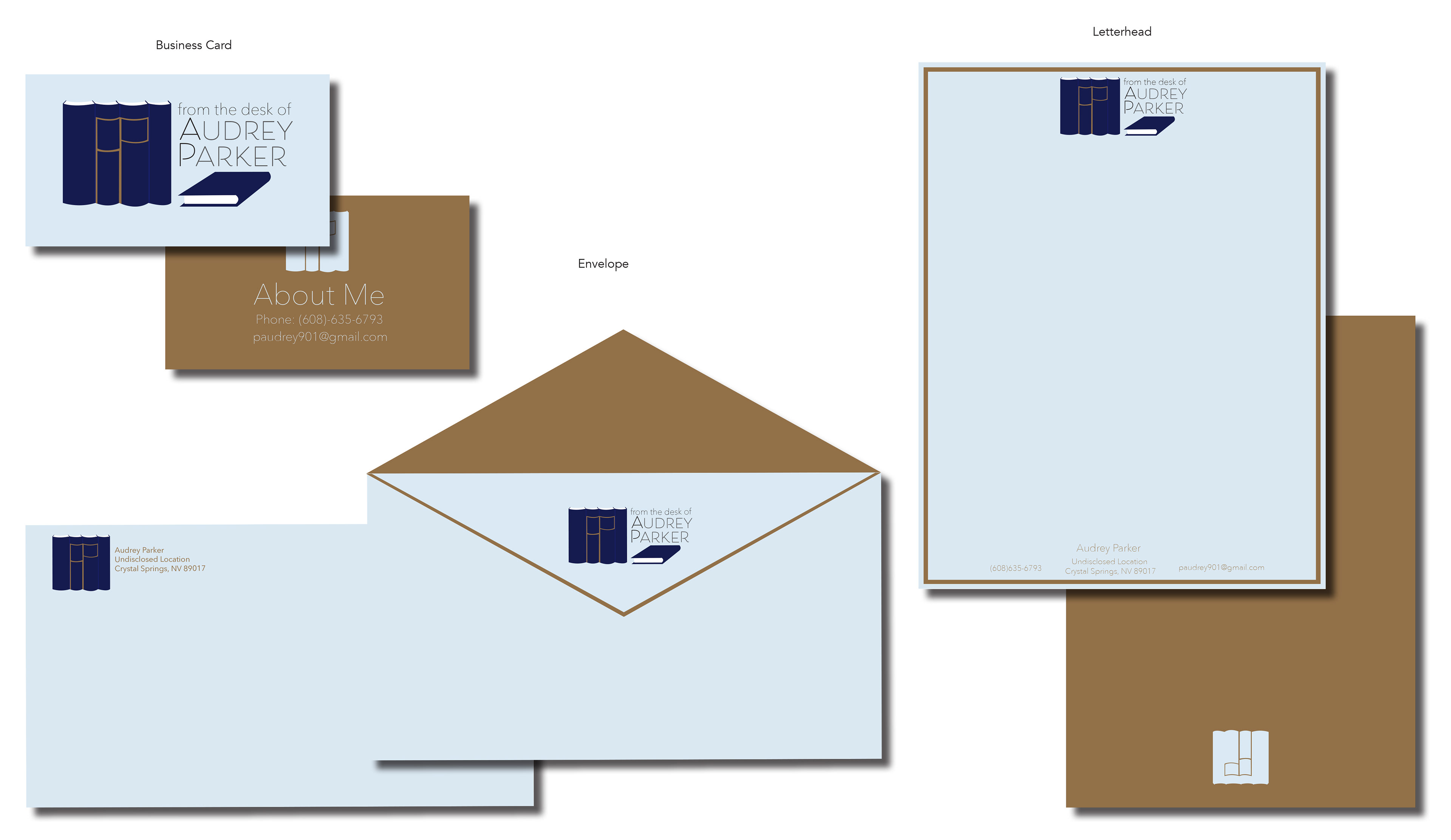Business Card, Envelope and Letterhead