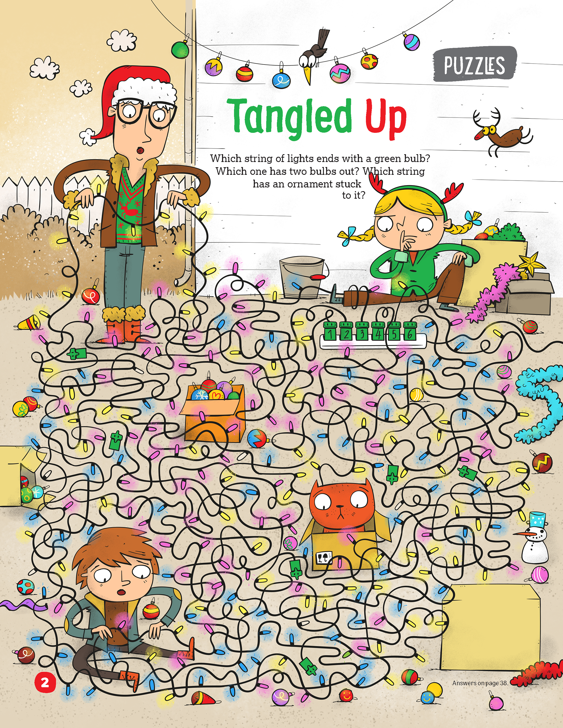 Tangled Up maze game
