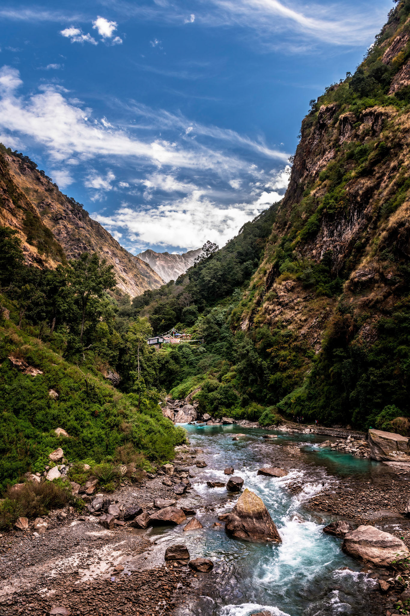 Mighty River - Langtang Trek in the Himalayas, Nepal