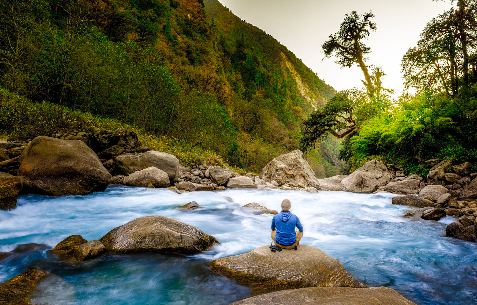 Mighty River - Langtang Trek in the Himalayas, Nepal