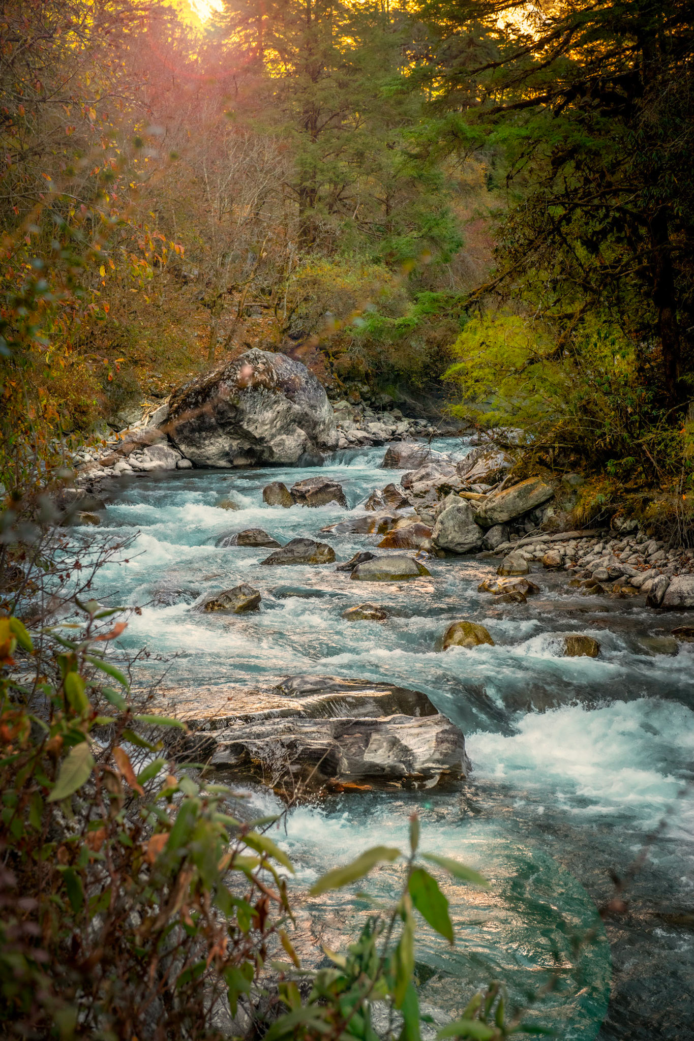Mighty River - Langtang Trek in the Himalayas, Nepal