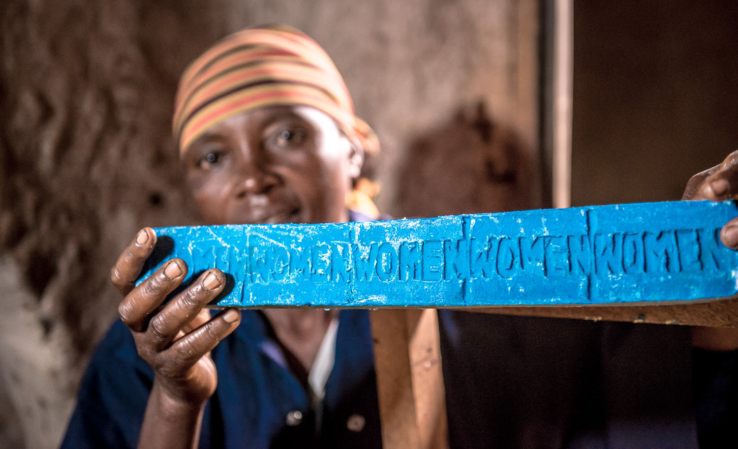 Soap making - On assignment with Women for Women International in the Democratic Republic of Congo.
