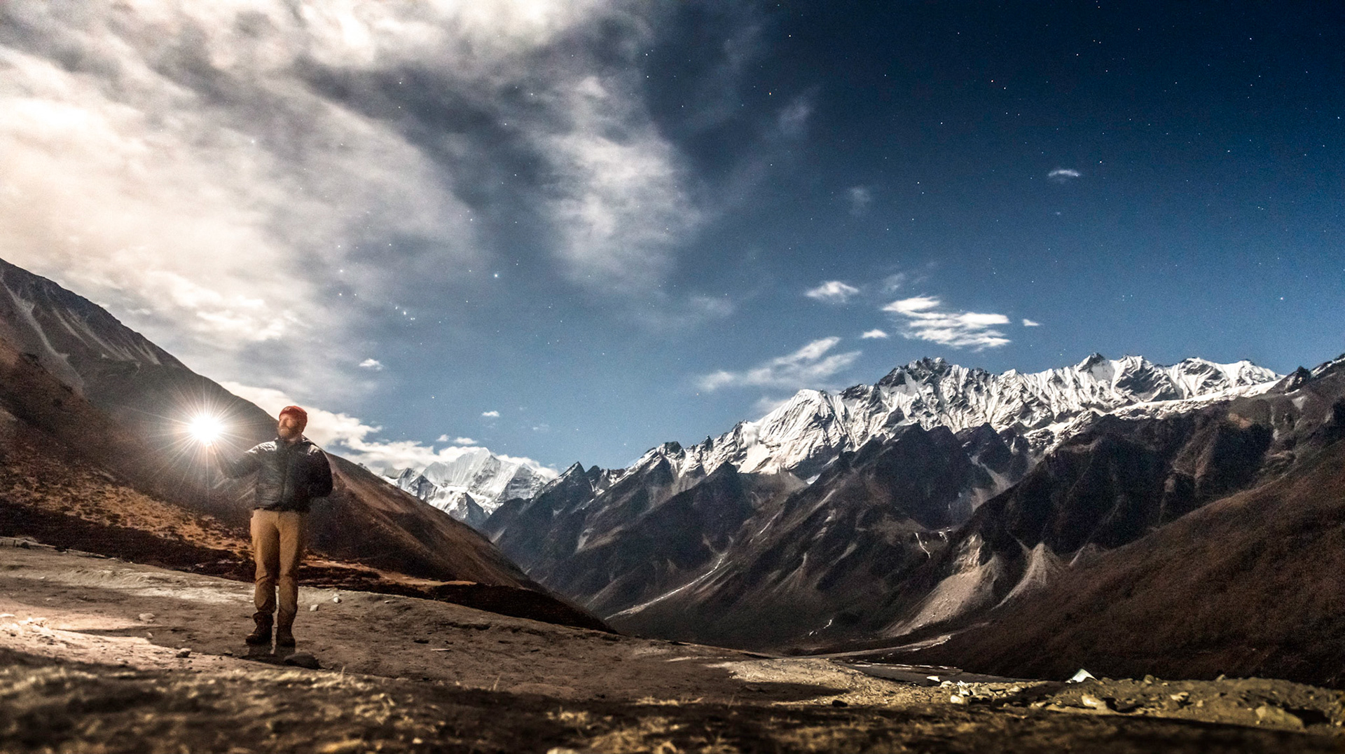 Mountains of the Himalayas - Langtang Trek in the Himalayas, Nepal