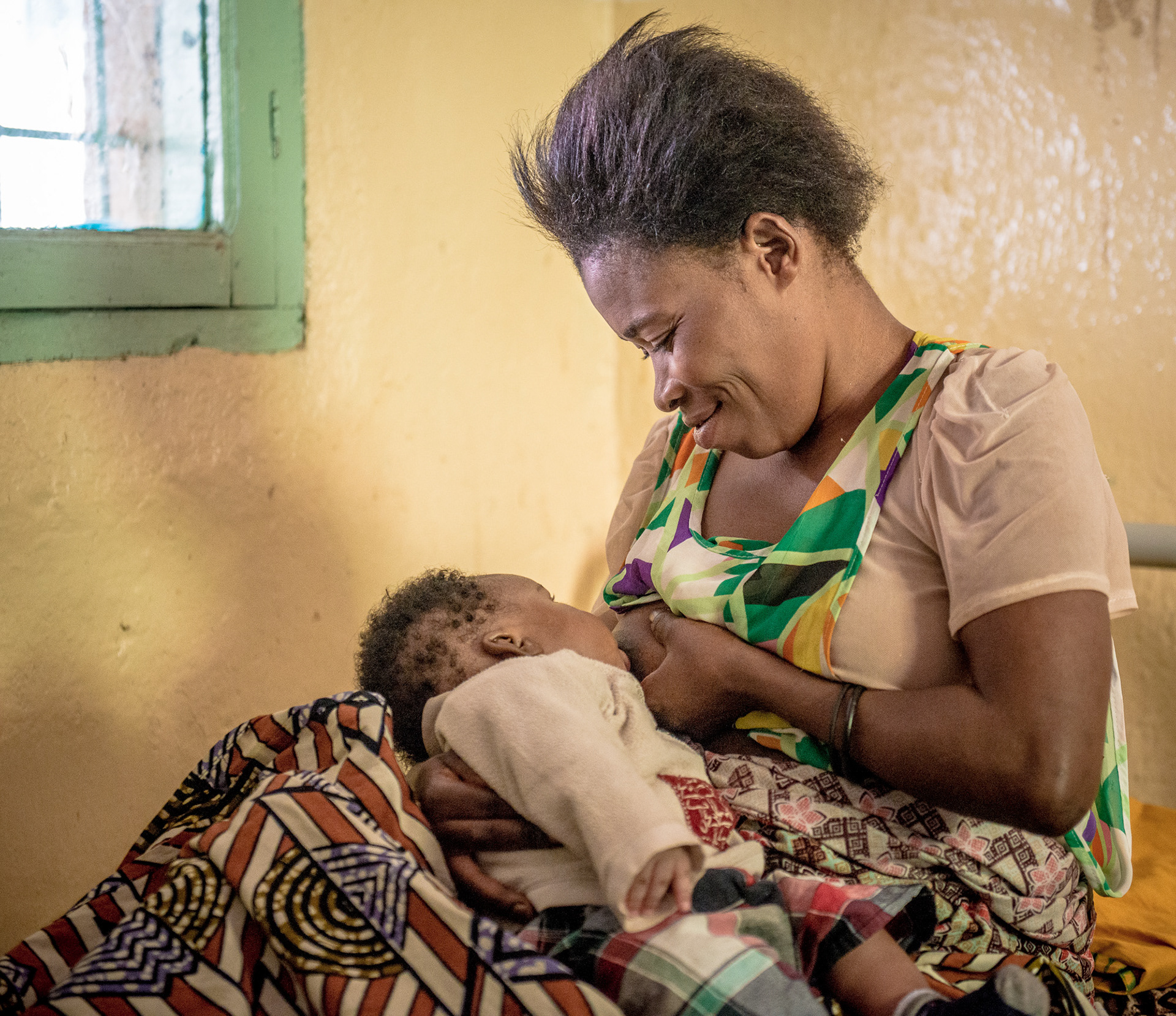 The early days of life. Breastfeeding at Chahi Hospital, DRC