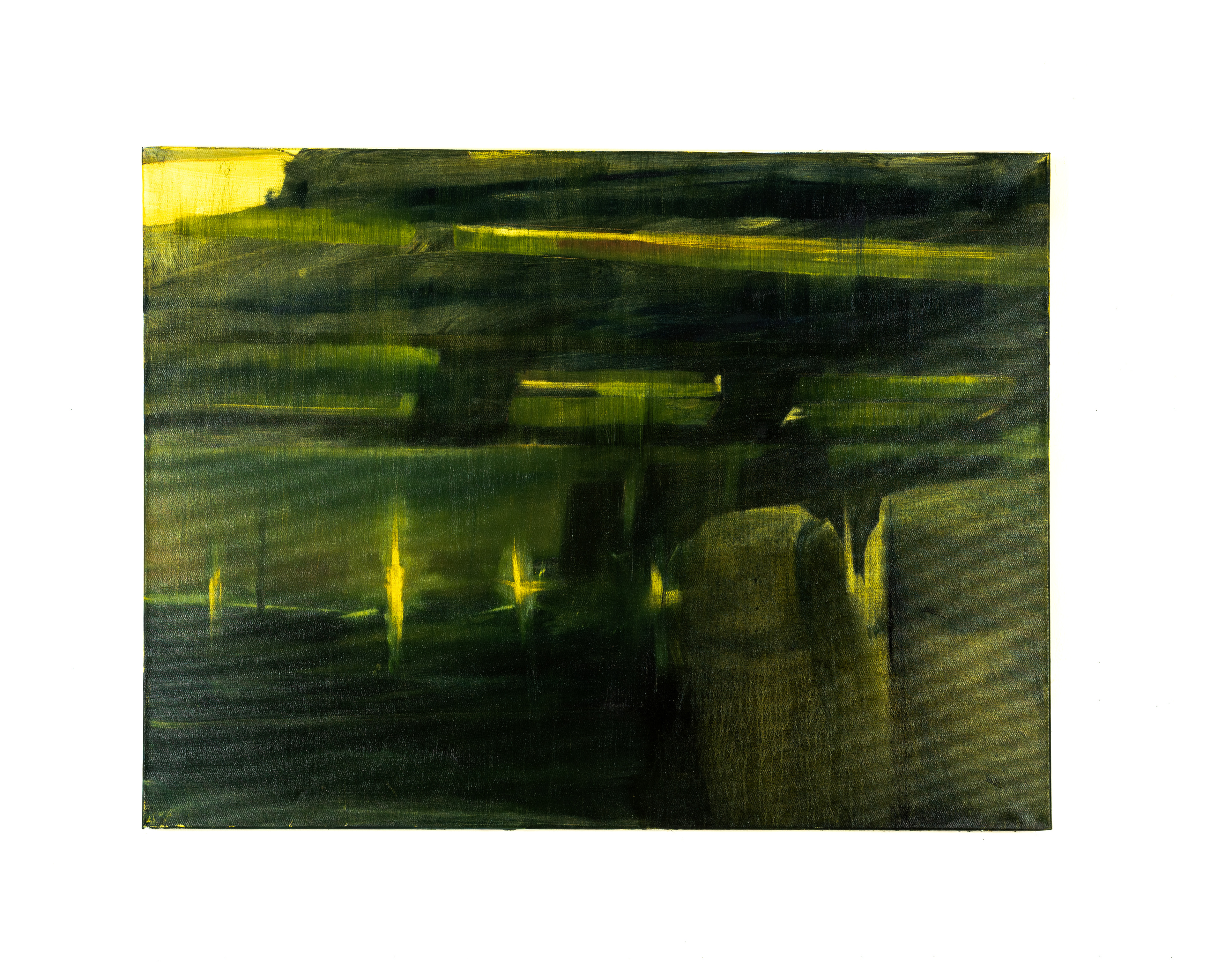 NJ transit#2, 30 x 40 inch (100 x 76 cm), canvas, oil, 2022