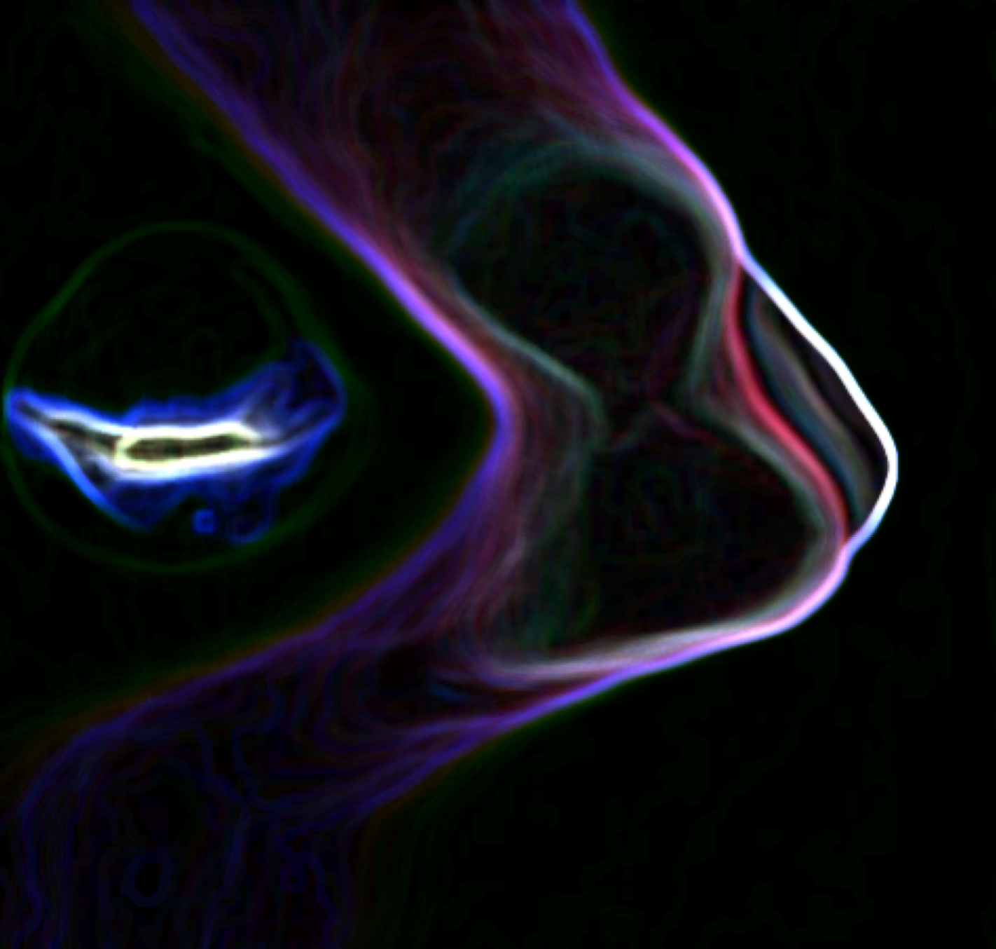 Printer scanner work - Fingers and contact lens edited on photoshop (2023)