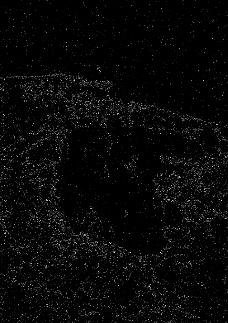 Printer scanner work - acetate sheet and face scan edited on photoshop (2023)