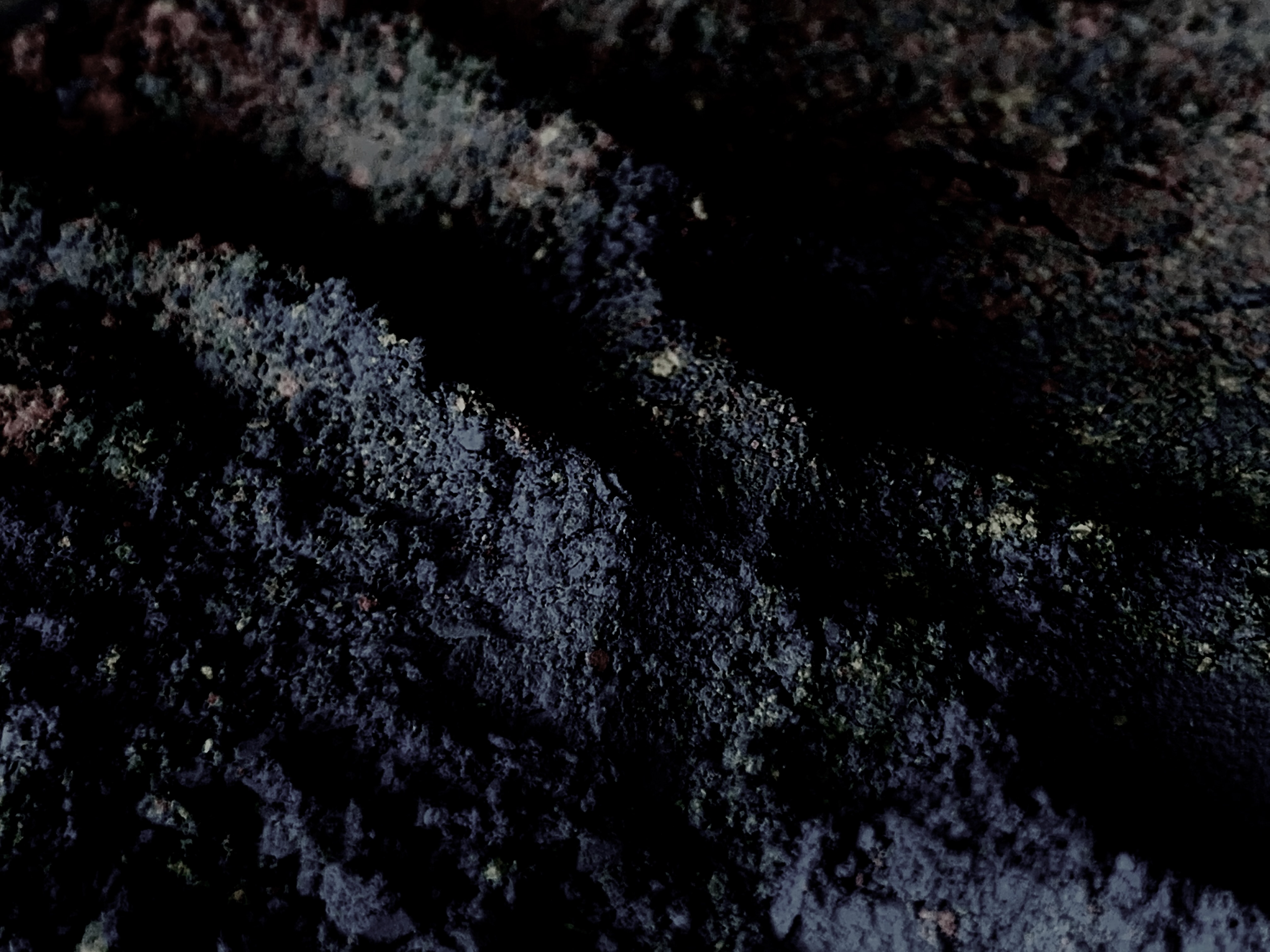 A planets surface - Photograph of chalk pile after carving chalk sticks (2024)