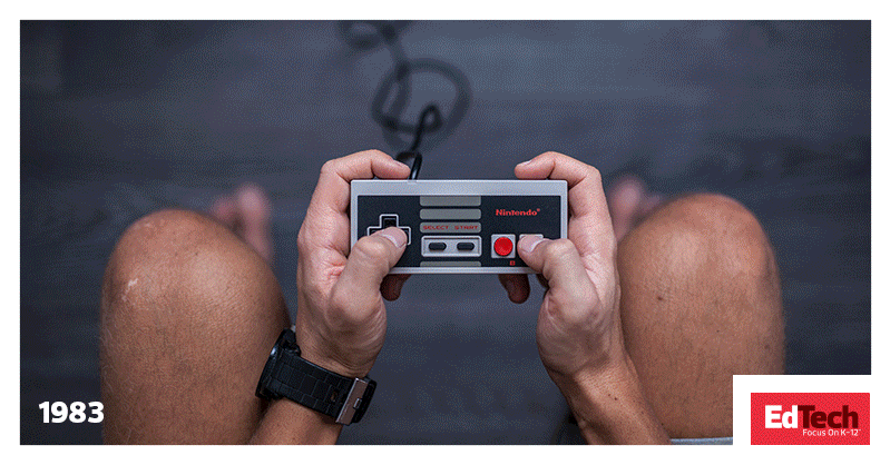 Cycling through different controller types to showcase how the user experience has shifted overtime.