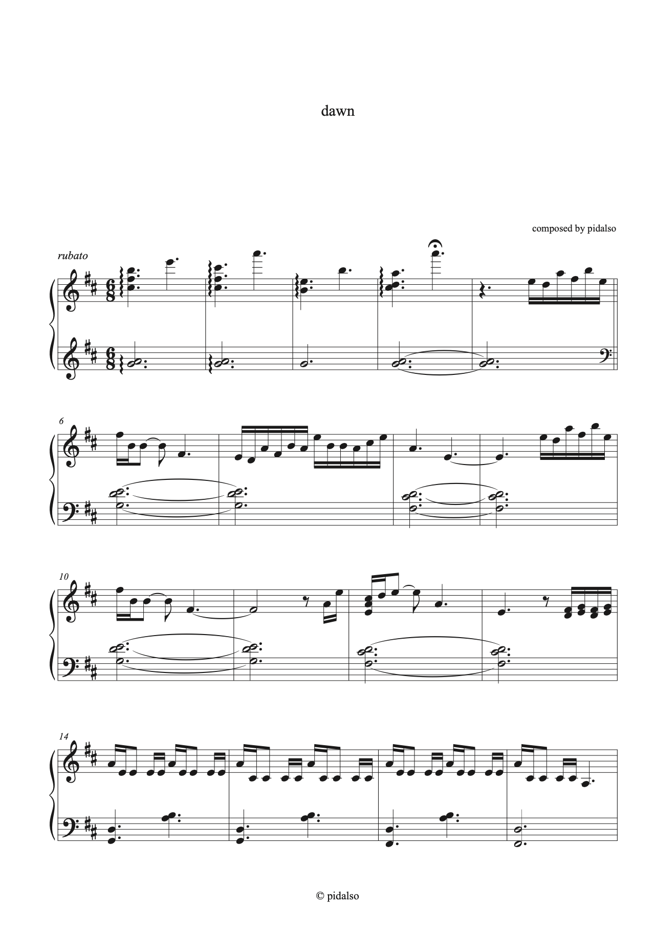 original composition