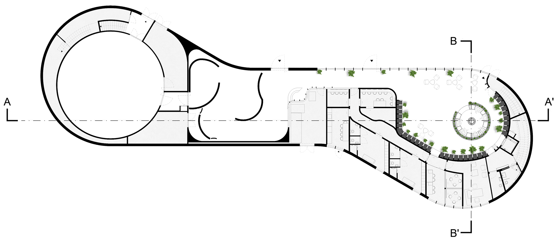 Landscaped plan